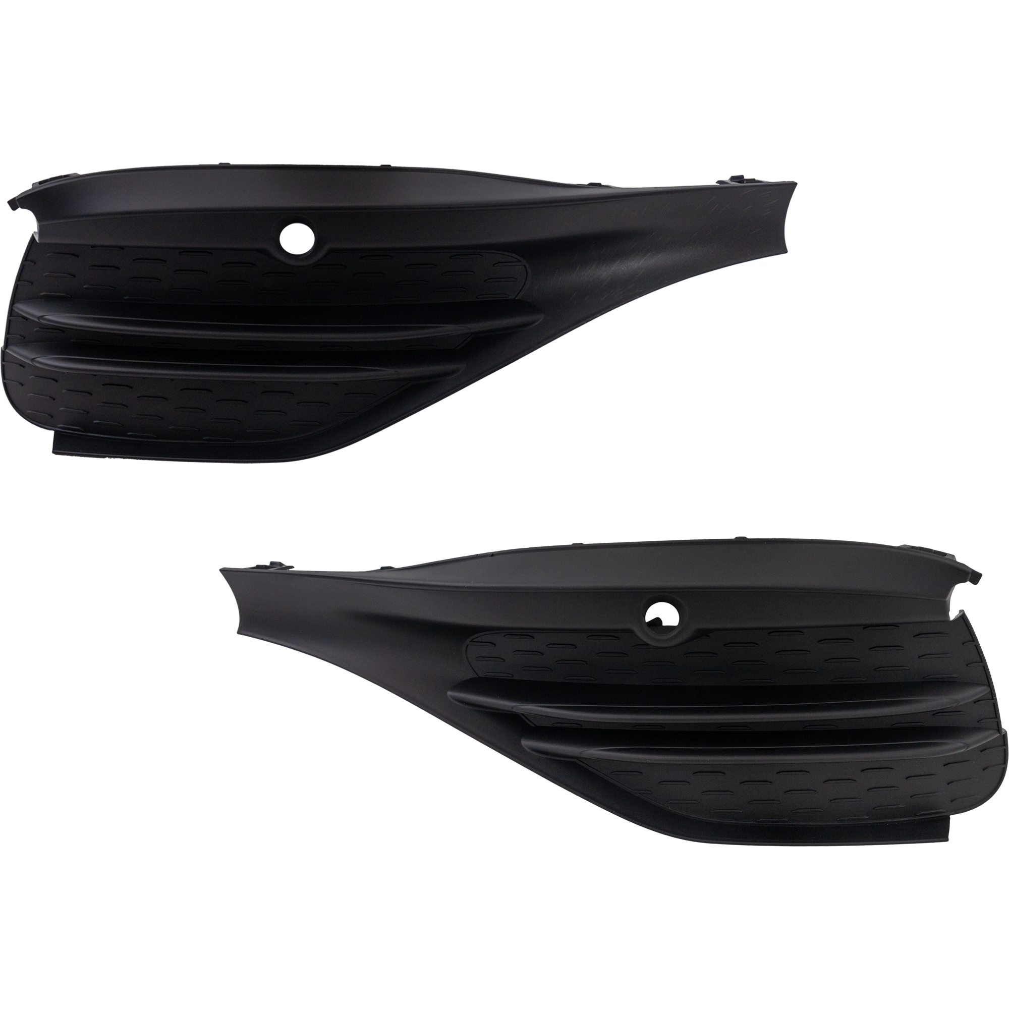 AM C300-22-23 C43 AMG 23-23 FRONT BUMPER GRILLE RH AND LH Textured Black Plastic C300 w AMG Body Styling Sedan SKU SET RM01530103 Partslink MB1038237 MB1039237 OEM 2068854105-2068854205