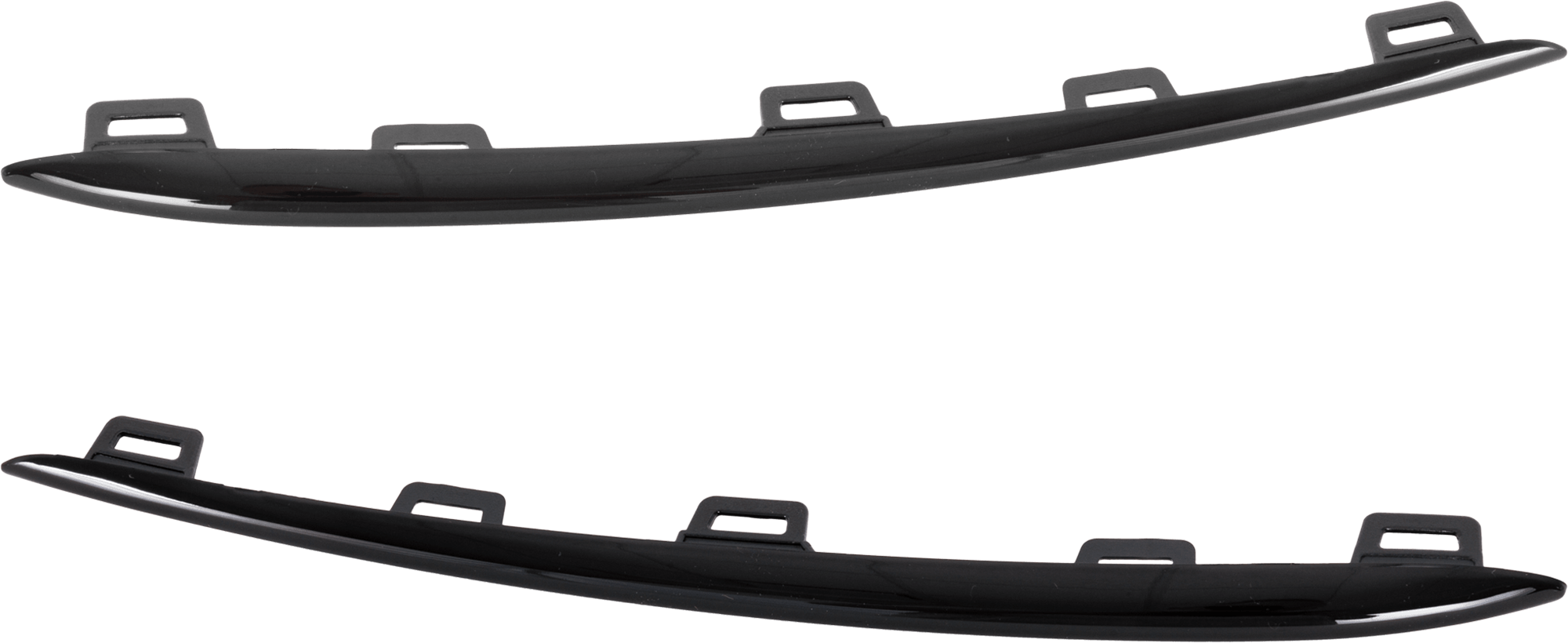 AM GLE CLASS 20-23 FRONT BUMPER GRILLE MOLDING RH AND LH Black w AMG Body Styling SKU SET RM01540005 Partslink MB1047193 MB1046193 OEM 1678855005-1678854905