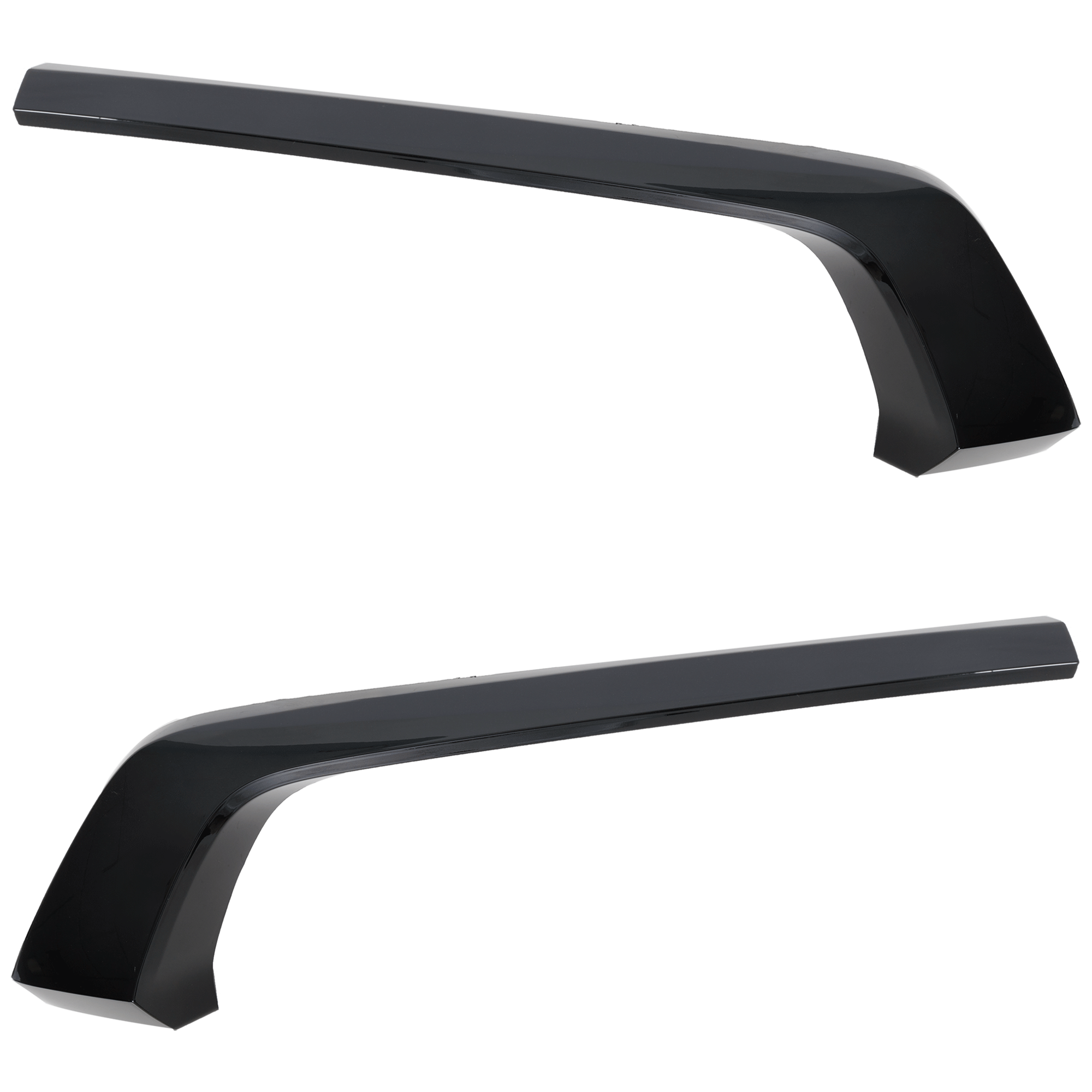 AM CX 50-23-25 FRONT BUMPER GRILLE MOLDING RH AND LH Gloss Black SKU SET RM01540011 Partslink MA1212110 MA1213110 OEM VA40507J0 VA40507K0
