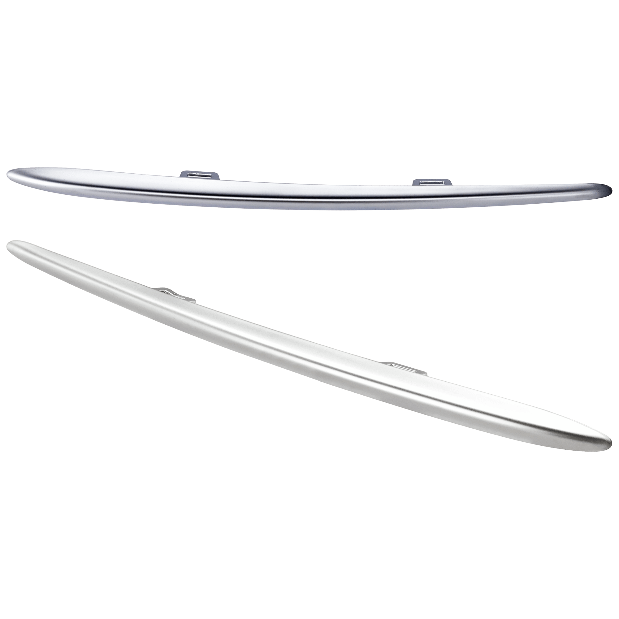 AM GLE53 AMG 20-23 FRONT BUMPER GRILLE MOLDING UPPER RH AND LH Plastic Chrome Silver w AMG Styling Package SKU SET RM01540015 Partslink MB1046201 MB1047201 OEM 1678855305-1678855405