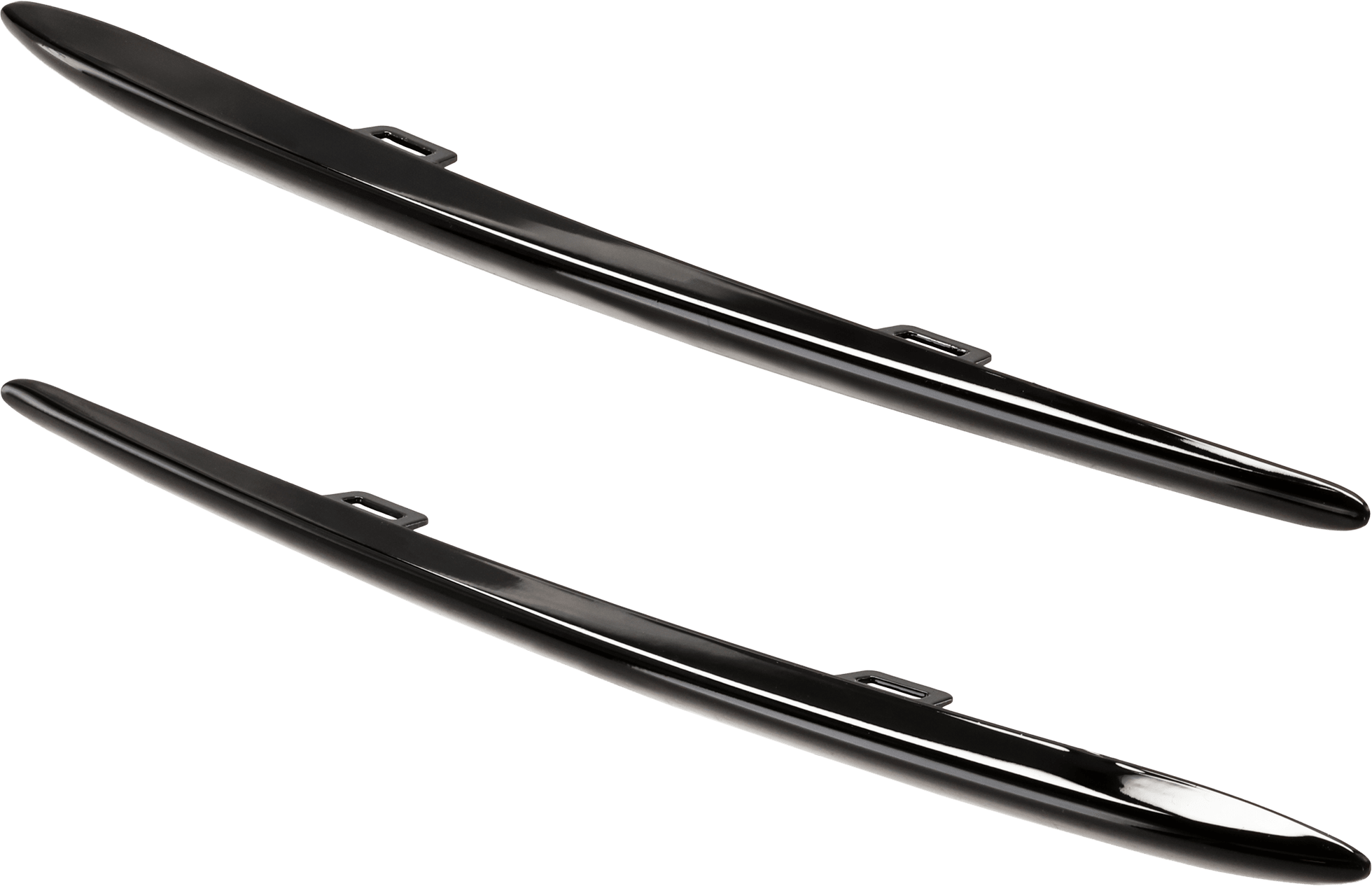 AM GLE CLASS 20-23 FRONT BUMPER GRILLE MOLDING UPPER RH AND LH Plastic Bright Black GLE350-450 w AMG Styling Package SKU SET RM01540019 Partslink MB1046195 MB1047195 OEM 1678854705-1678854805