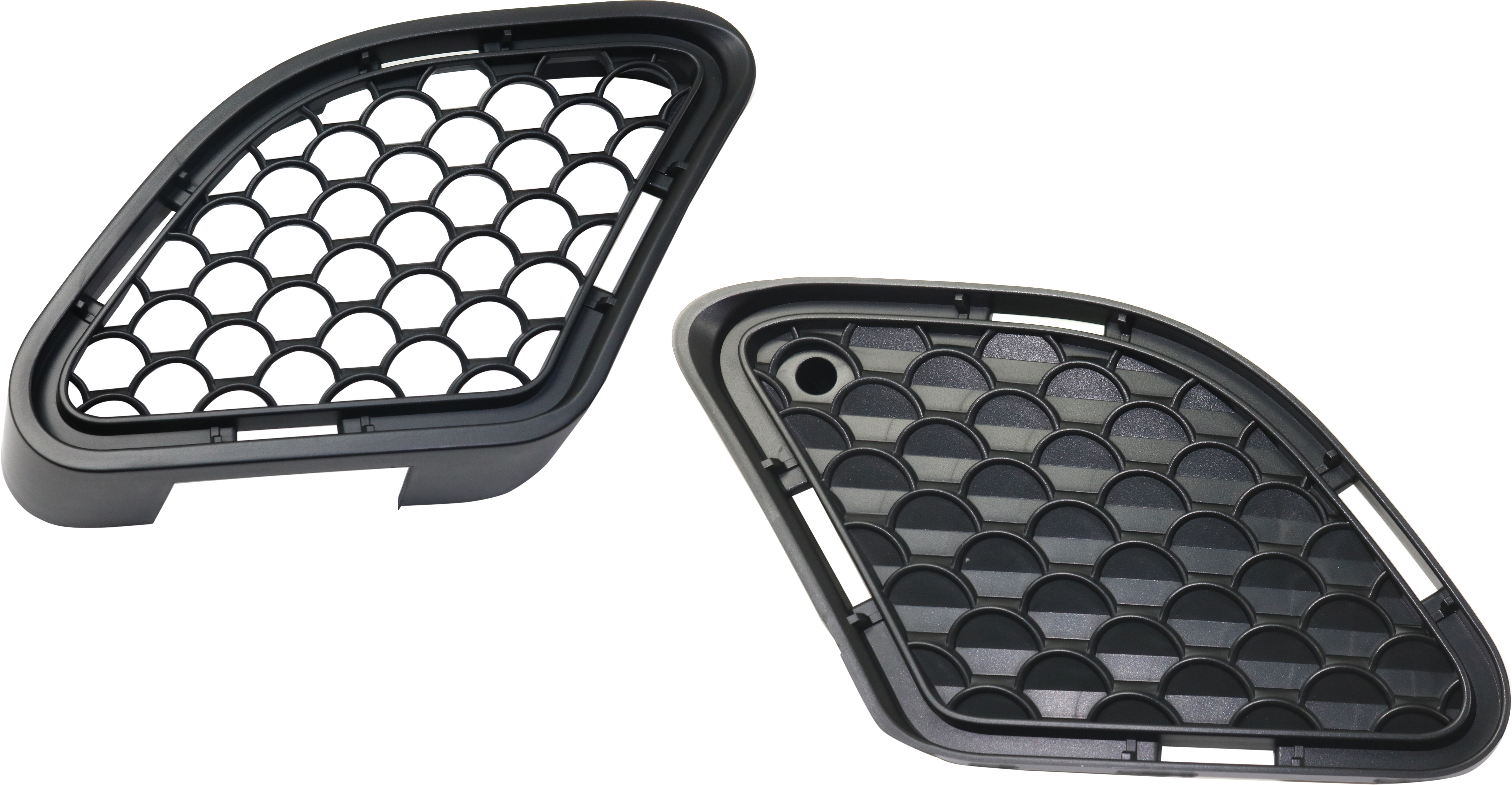 AM C63 AMG 08-11 FRONT BUMPER GRILLE RH AND LH Outer SKU SET RM01550007 Partslink MB1039127 MB1038127 OEM 2048850653-2048850553