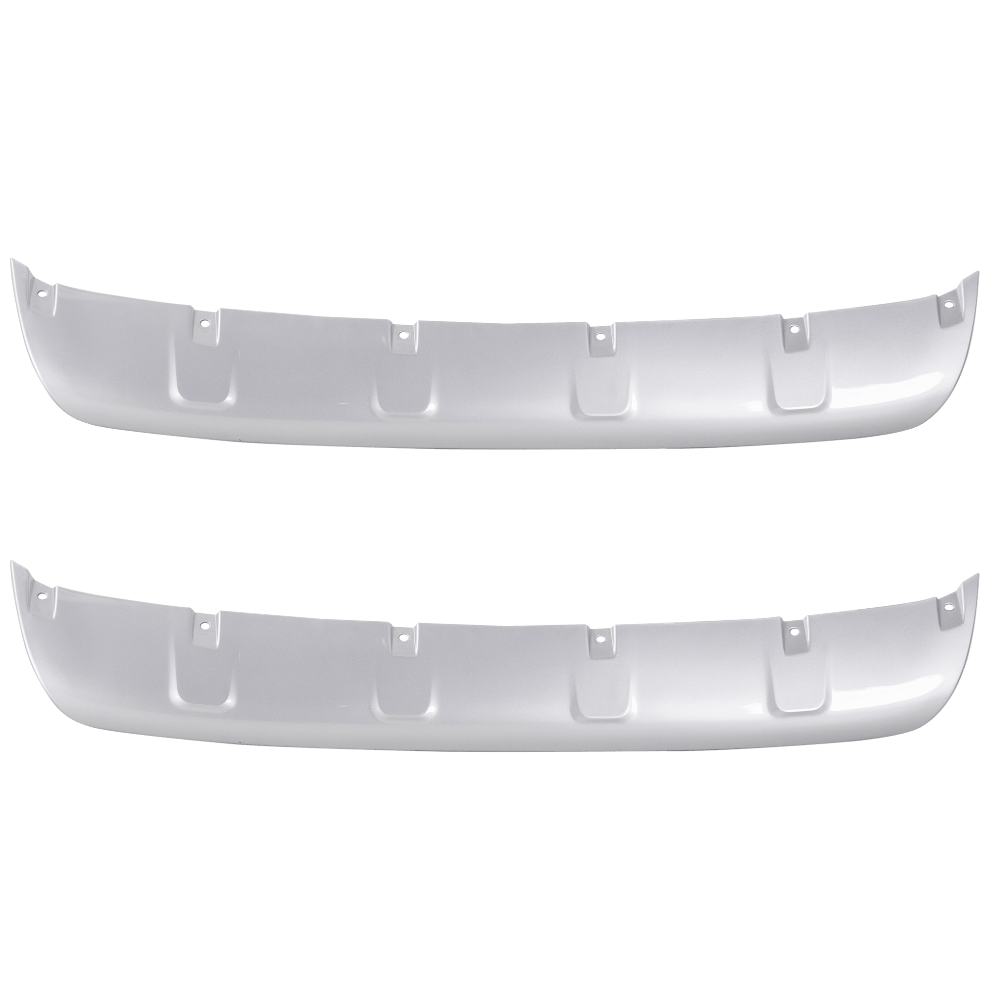 AM ECLIPSE CROSS 18-20 FRONT BUMPER MOLDING RH AND LH Extension Cover Silver SKU SET RM01590037-2 Partslink MI1095136 OEM 6405A231HA