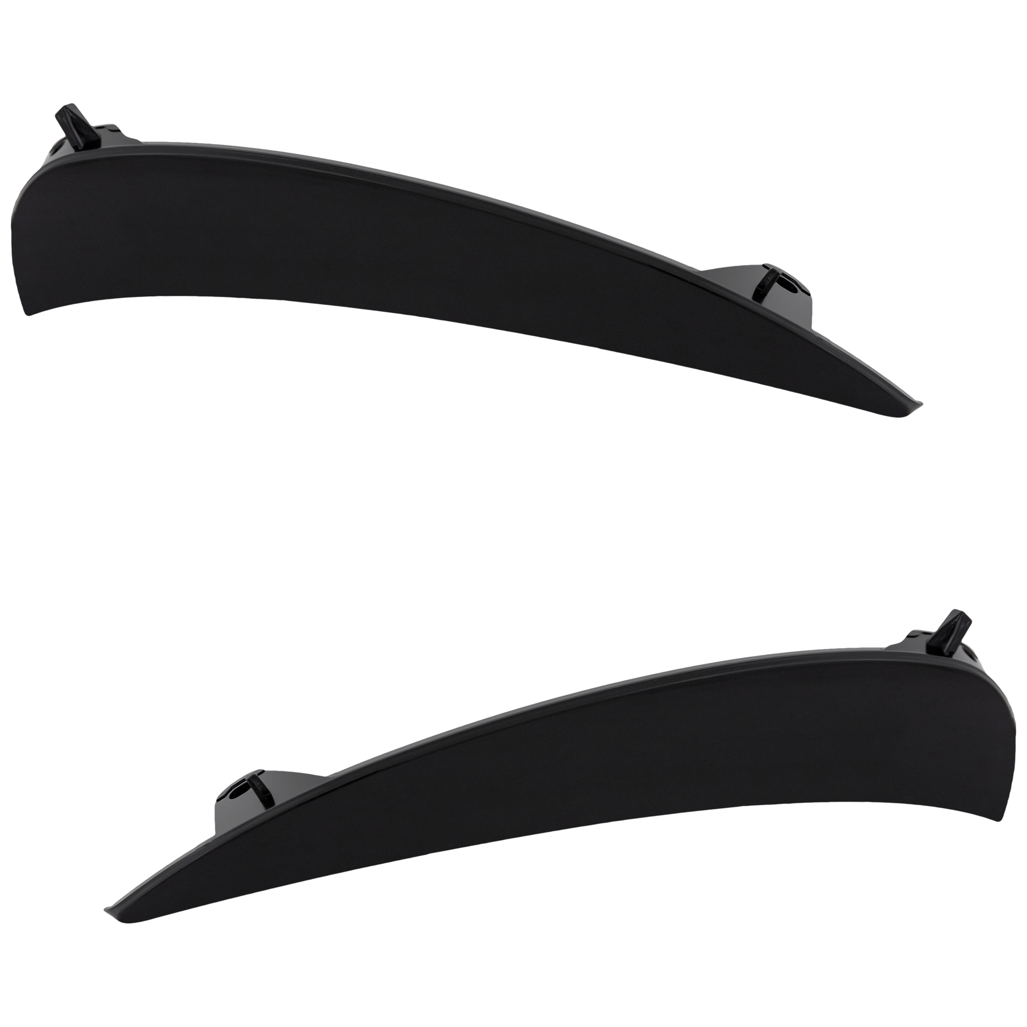 AM E CLASS 21-23 FRONT BUMPER MOLDING RH AND LH Textured w AMG Package Convertible Coupe Sedan SKU SET RM01590045 Partslink MB1047183 MB1046183 OEM 2138856406-2138856306