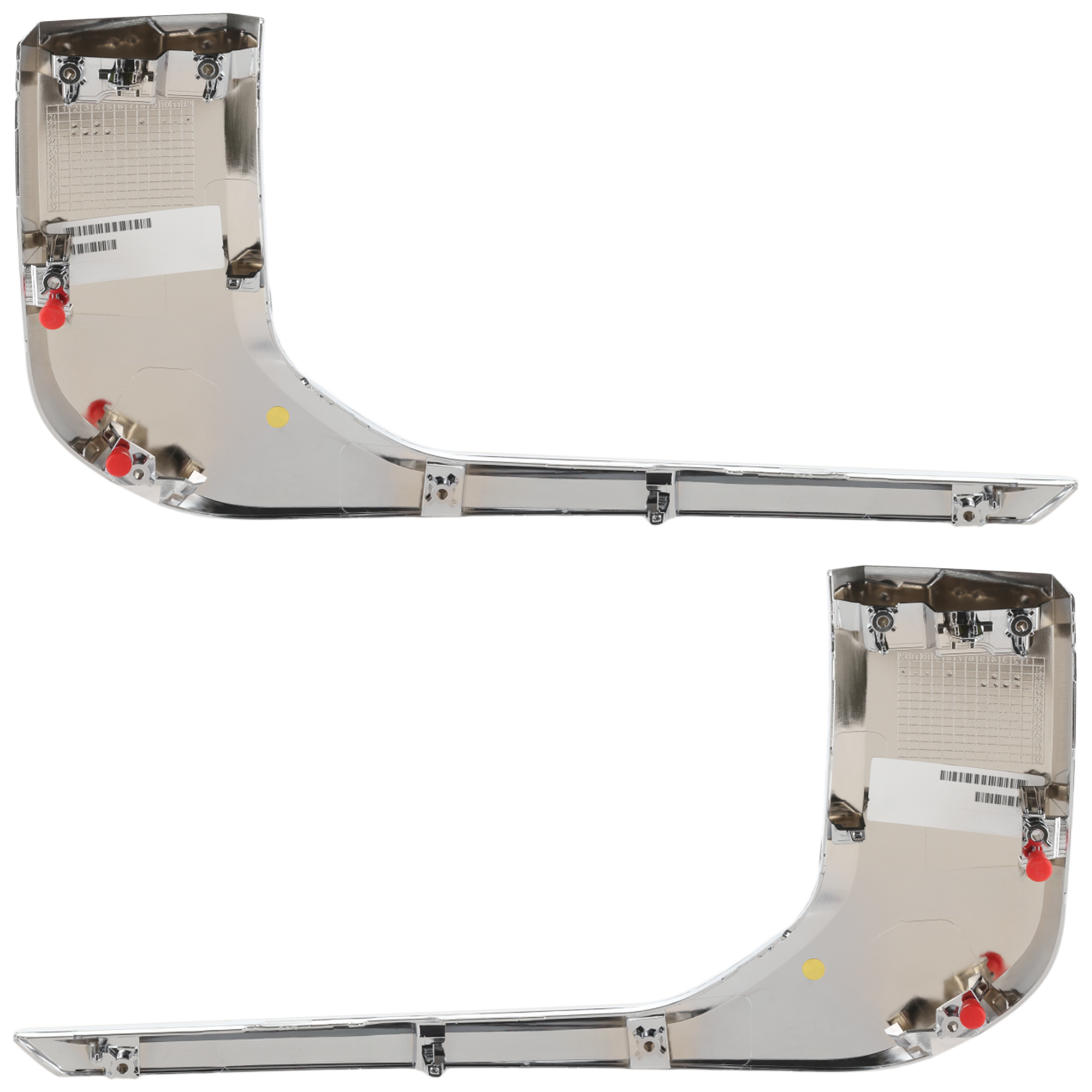 AM OUTLANDER SPORT RVR 20-24 FRONT BUMPER MOLDING RH AND LH Lower Chrome SKU SET RM01590061 Partslink MI1047109 MI1046109 OEM 6407A368-6407A367