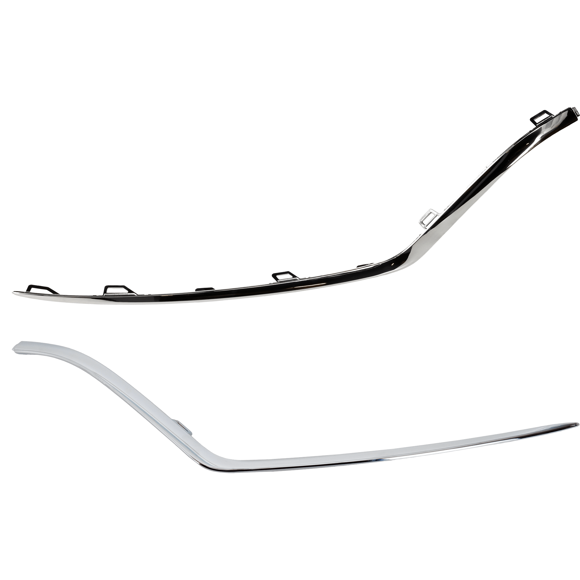 AM GLE CLASS 20-23 FRONT BUMPER MOLDING RH AND LH Outer Chrome GLE350 GLE450 Models w AMG Package SKU SET RM01590067 Partslink MB1047188 MB1046188 OEM 1678856903-1678856803