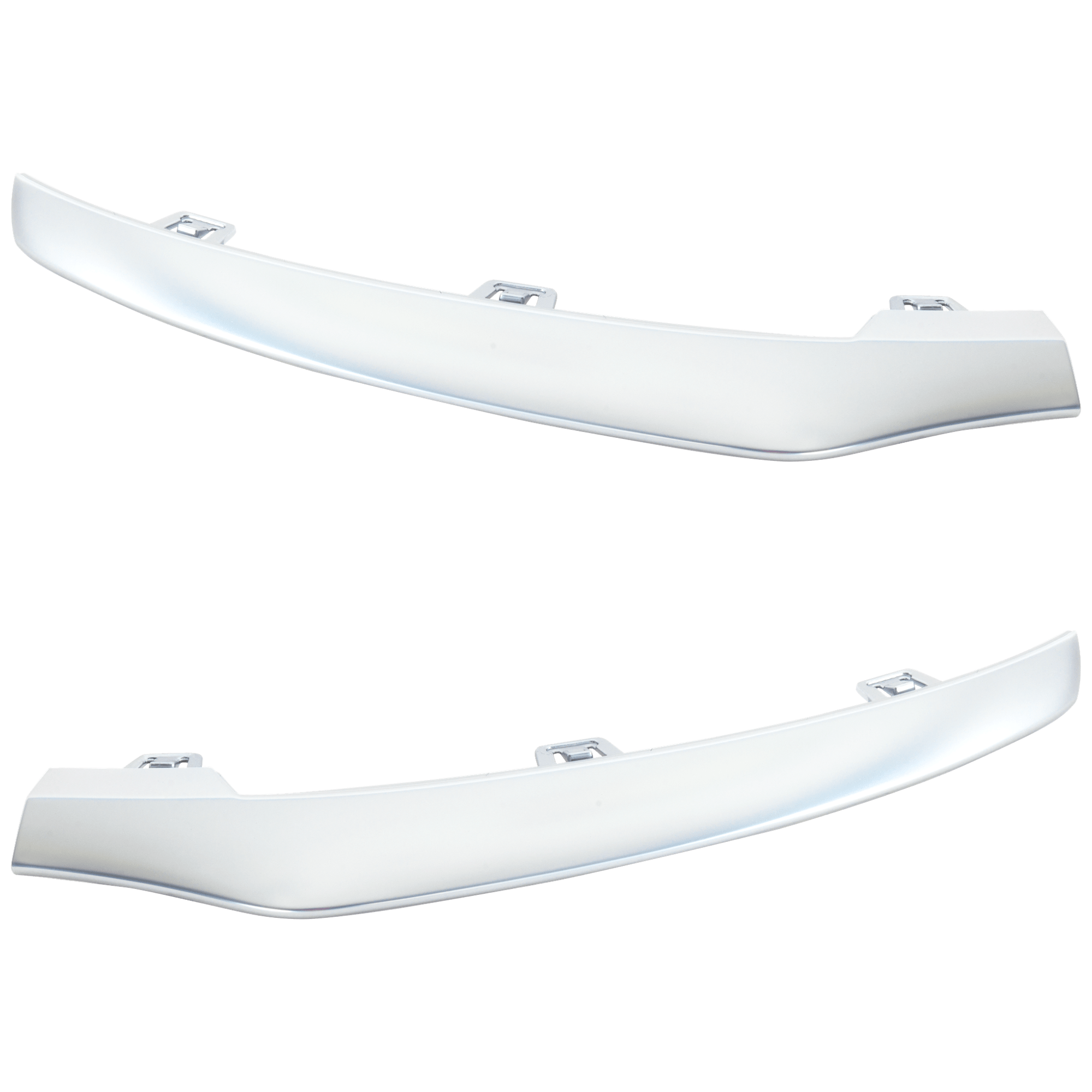 AM GLC300 GLC43 AMG 17-19 FRONT BUMPER MOLDING RH AND LH Chrome w AMG Body Styling Package Coupe SUV SKU SET RM01590103 Partslink MB1046198 MB1047198 OEM 2538855500-2538855600