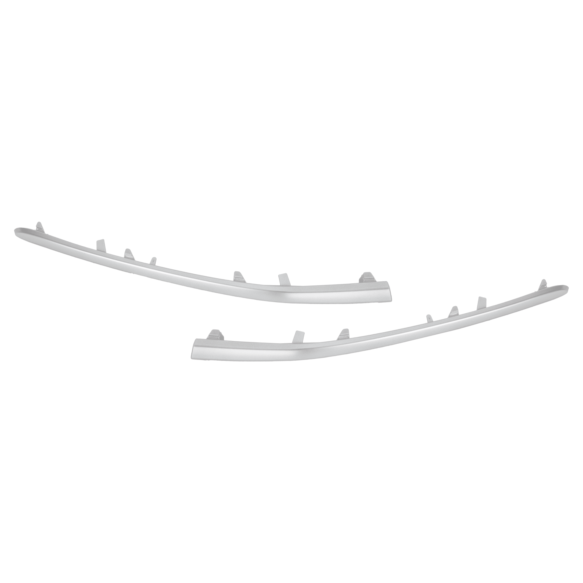 AM GLC63 AMG GLC63 AMG S 18-21 FRONT BUMPER MOLDING RH AND LH Outer Chrome w o Aerodynamics Package w o Night Package SKU SET RM01590119 Partslink MB1047181 MB1046181 OEM 2538853302-2538853102