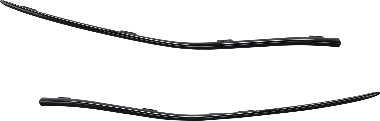 AM C300 C43 AMG 22-23 FRONT BUMPER MOLDING RH AND LH Lower Outer Trim Gloss Black ABS C300 w AMG Body Styling Sedan SKU SET RM01590161 Partslink MB1046206 MB1047206 OEM 2068854302-2068854402