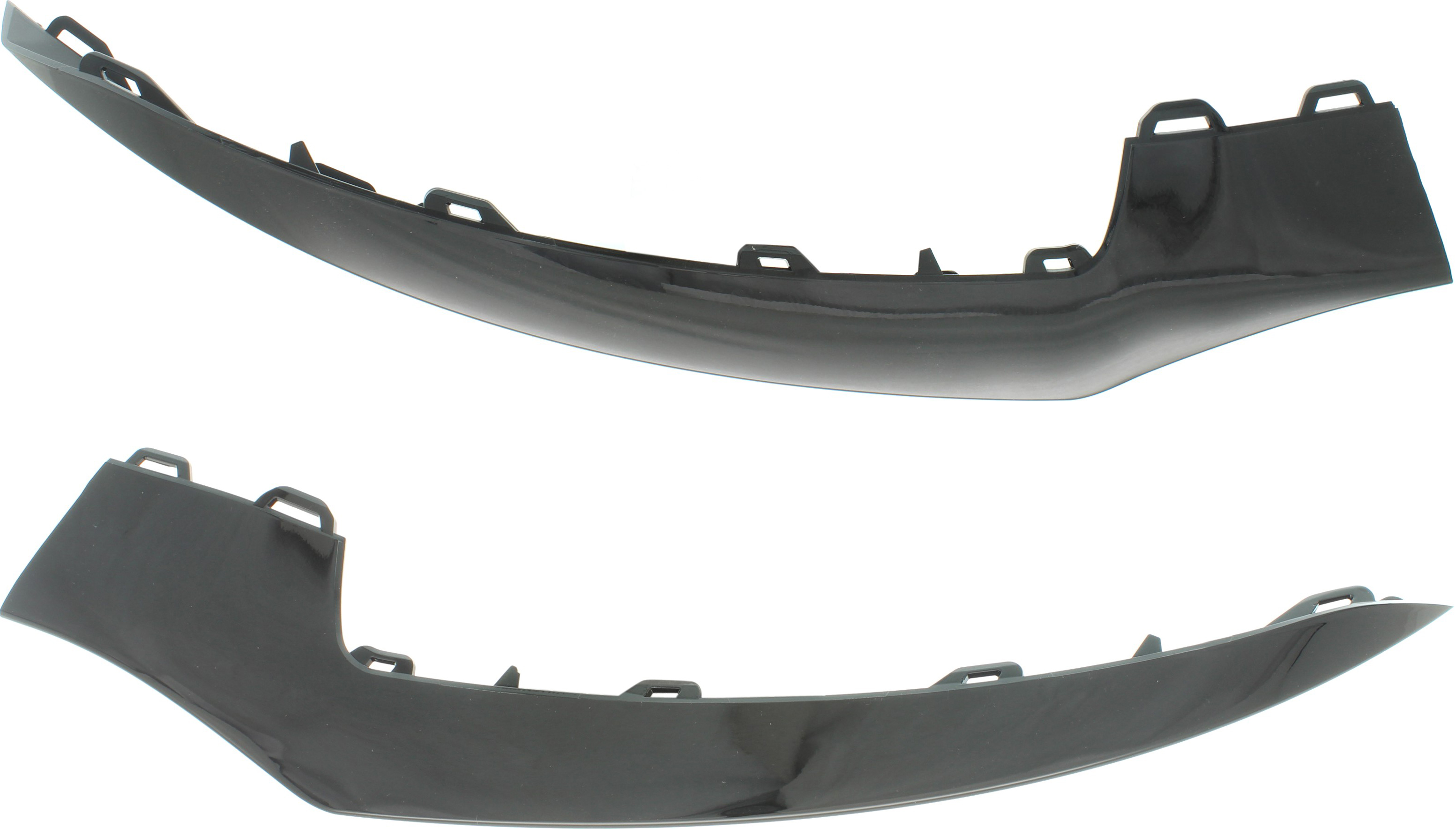 AM E CLASS 14-14 FRONT BUMPER MOLDING RH AND LH Outer Primed w AMG Styling Package and Night Package Convertible Coupe SKU SET RM01610001 Partslink MB1046134 MB1047134 OEM 2078850500-2078850600