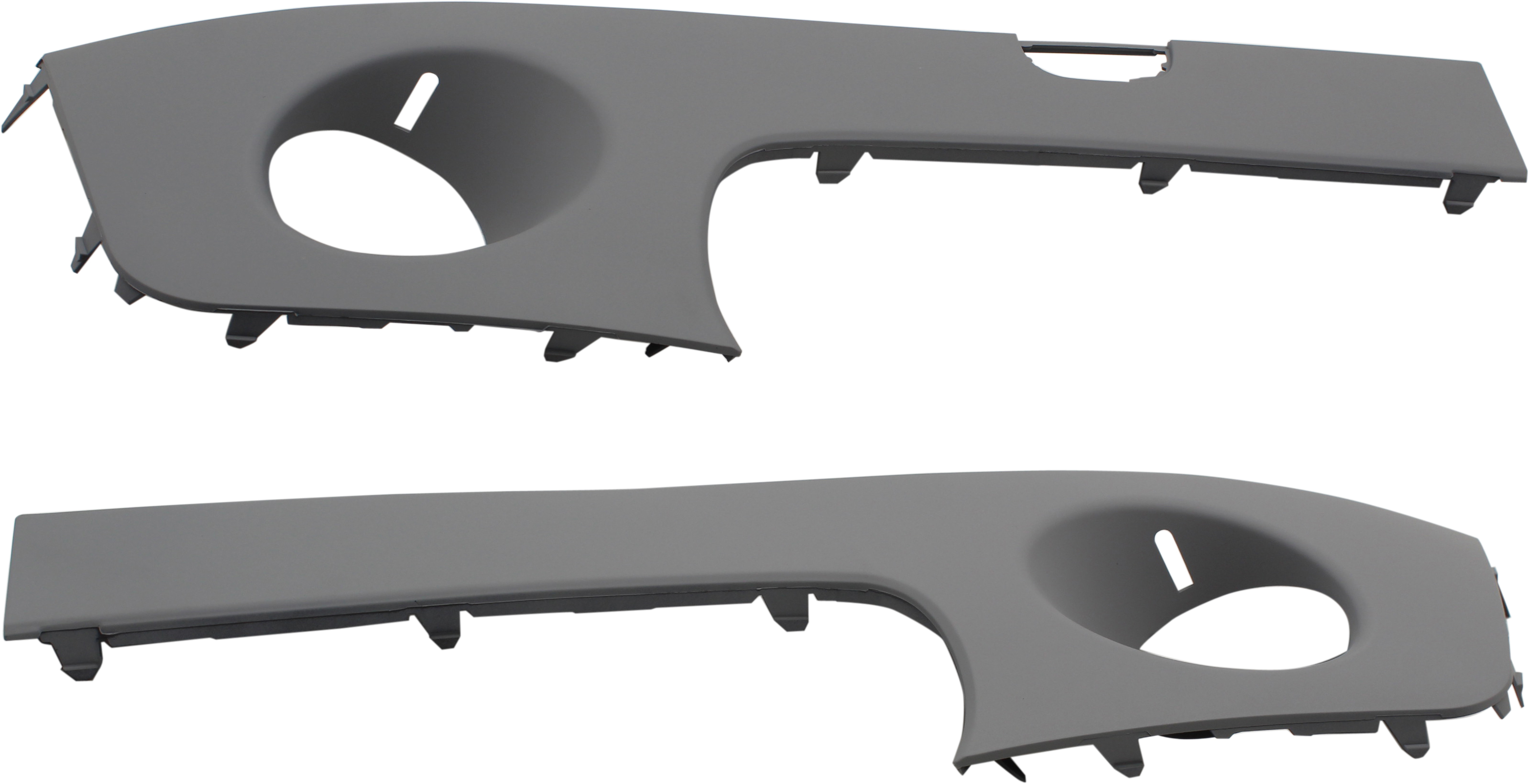 AM COOPER 7-1 FRONT BUMPER MOLDING RH AND LH Outer Primed SKU SET RM01610003 Partslink MC1039103 MC1038103 OEM 51112753998-51112753997