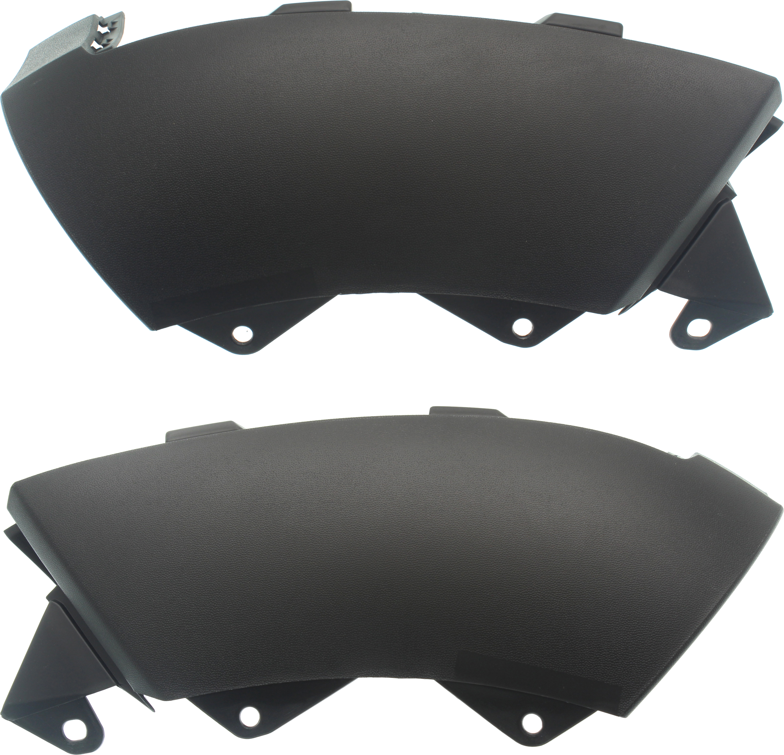 AM GLC3-16-19 FRONT BUMPER MOLDING RH AND LH Lower Black SKU SET RM01610009 Partslink MB1047137 MB1046137 OEM 2538858200-2538858100