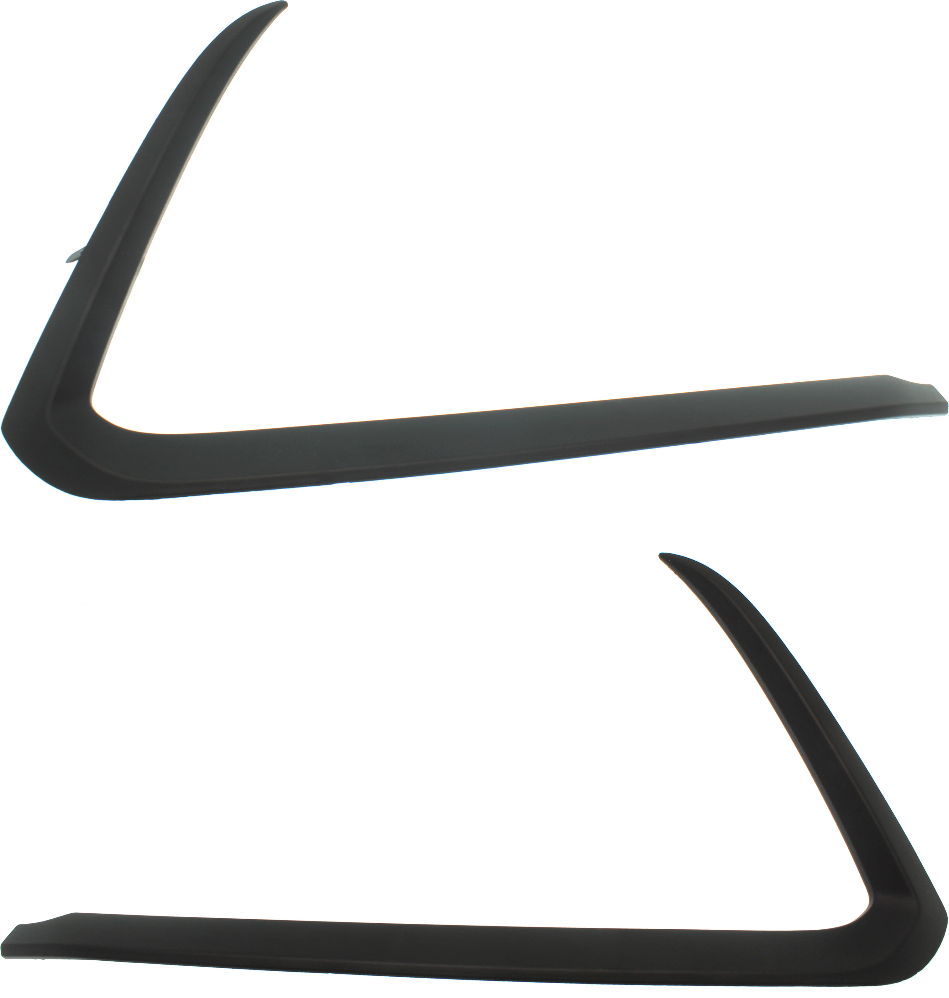 AM CX 9-16-23 FRONT BUMPER MOLDING RH AND LH Textured SKU SET RM01610013 Partslink MA1047102 MA1046102 OEM TK4850120A TK4850130A