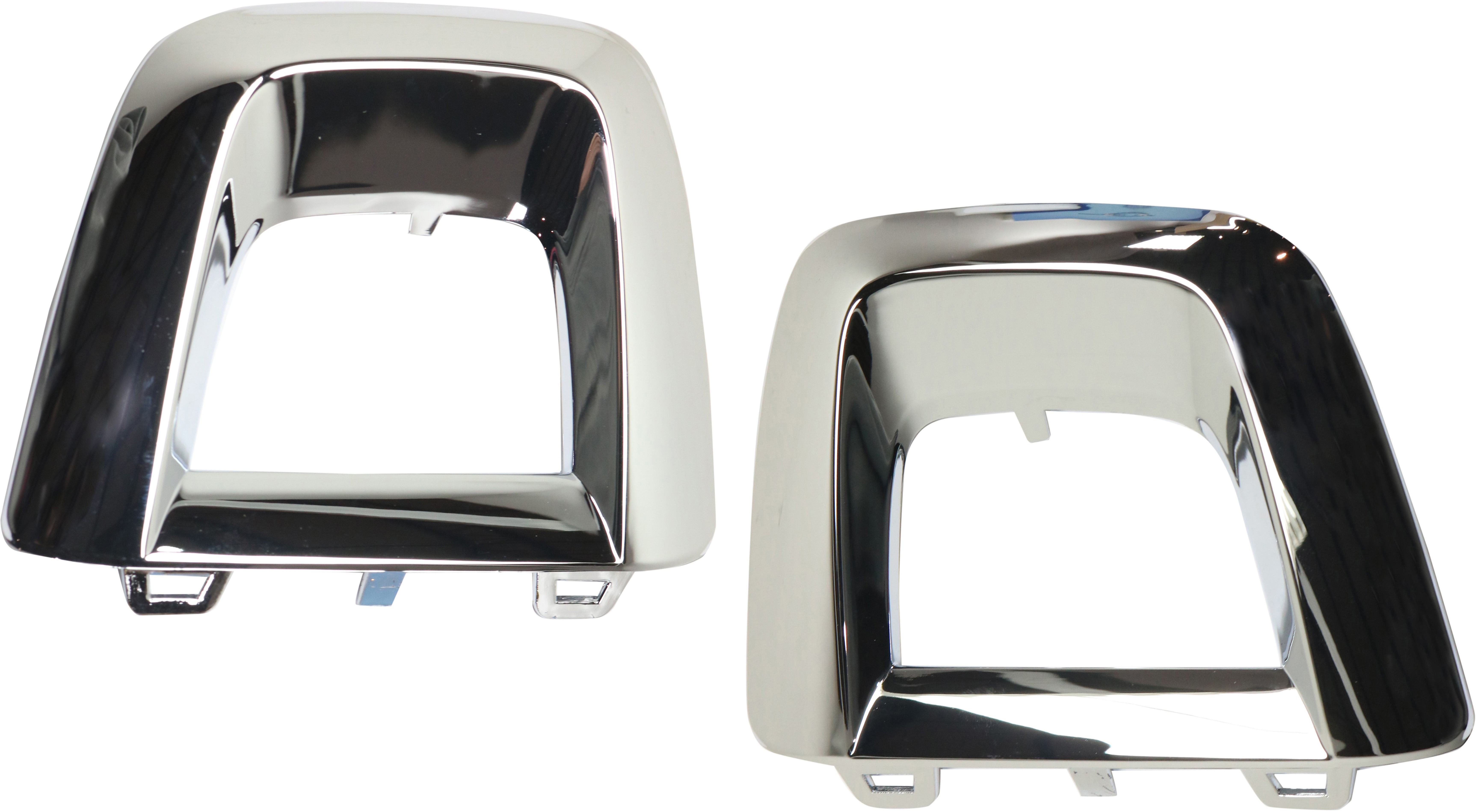 AM GLC300-16-19 FRONT BUMPER MOLDING RH and LH Set of 2 Inner Chr w AMG Pkg w Sport Pkg w o Night Pkg Cpe 17-18 SUV SKU SET RM01610017 Partslink MB1047147 MB1046147 OEM 2538856200-2538856100