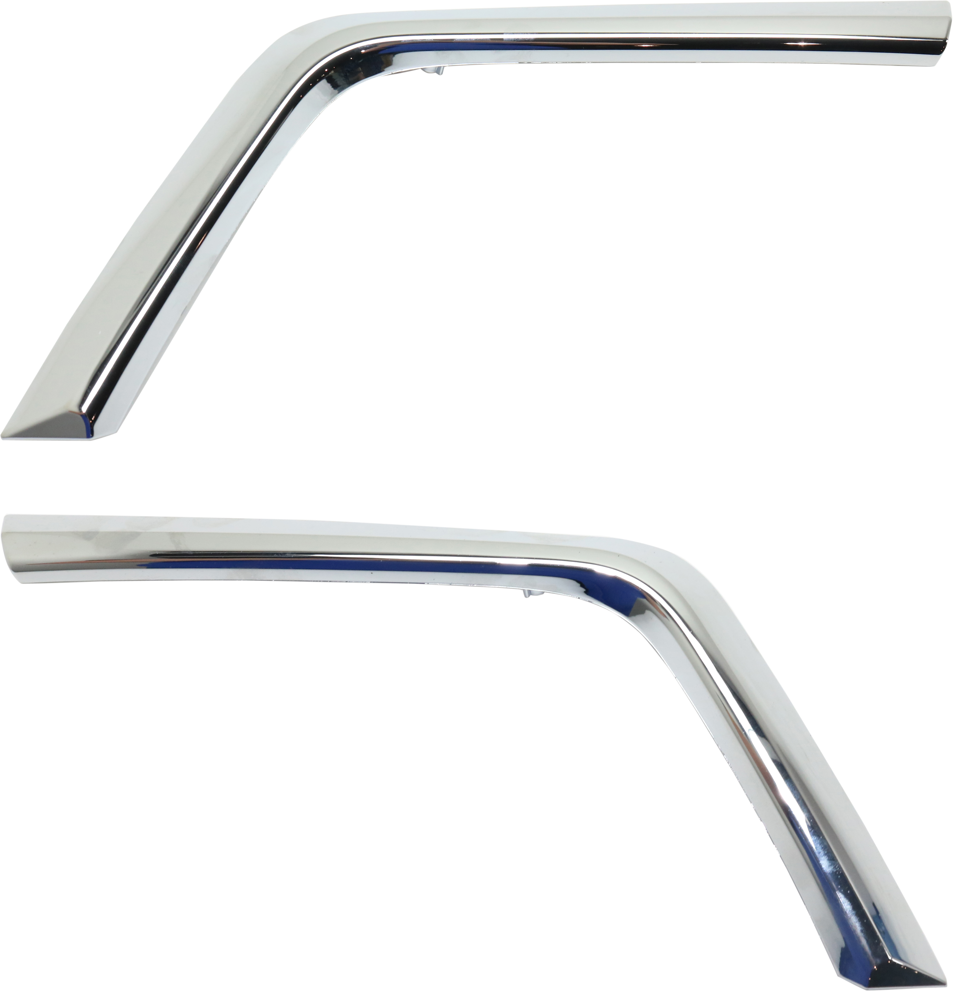 AM OUTLANDER SPORT RVR 16-19 FRONT BUMPER MOLDING Set or 4 RH and LH Upper and Lower Garnish Chrome SKU SET RM01610031-4 Partslink MI1046102 MI1047102 MI1046101 MI1047101 OEM 6407A171-6407A172-6407A169-640