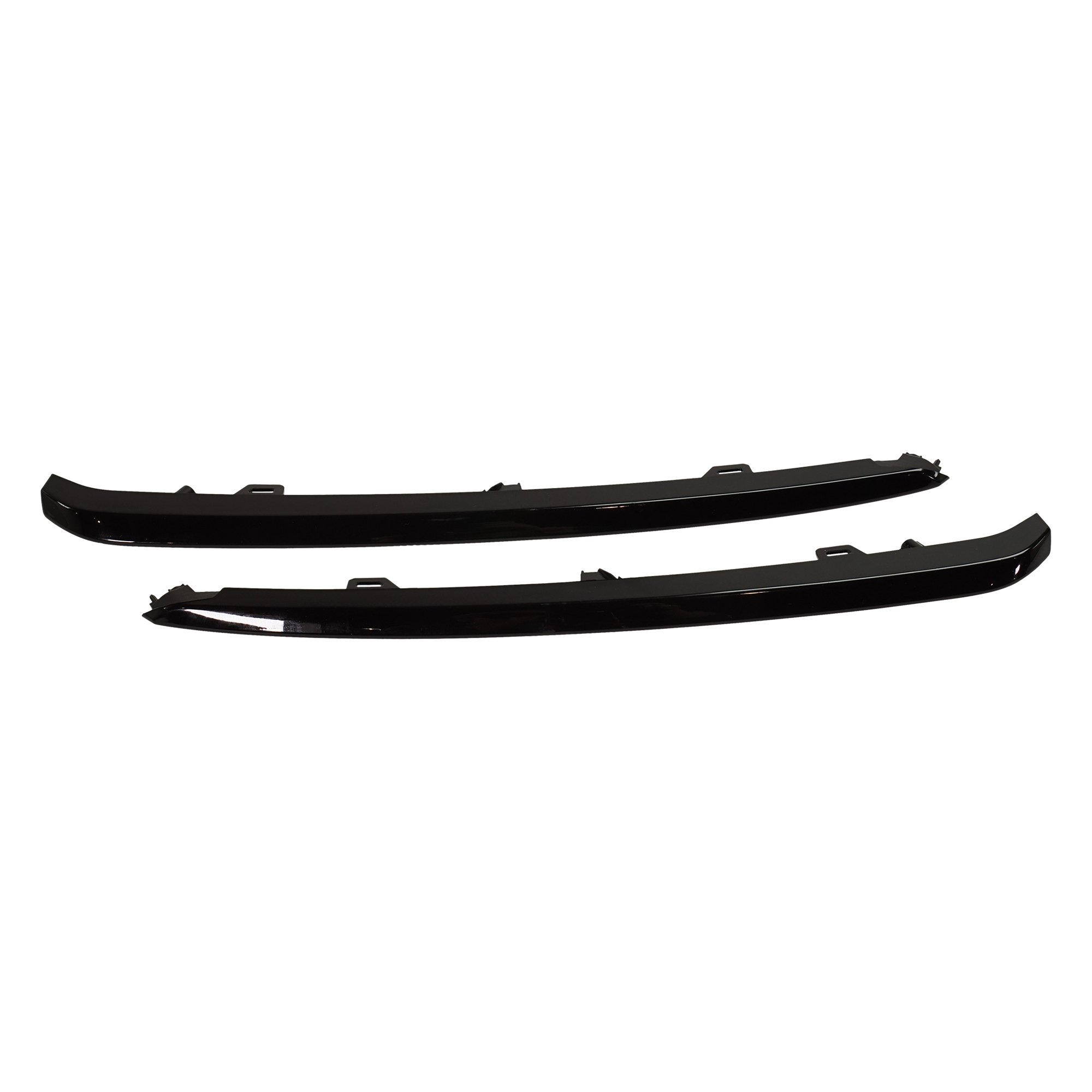 AM MAZDA 6-18-21 FRONT BUMPER MOLDING RH AND LH Lower Gloss Black SKU SET RM01610051 Partslink MA1047107 MA1046107 OEM GSH750121 GSH750131