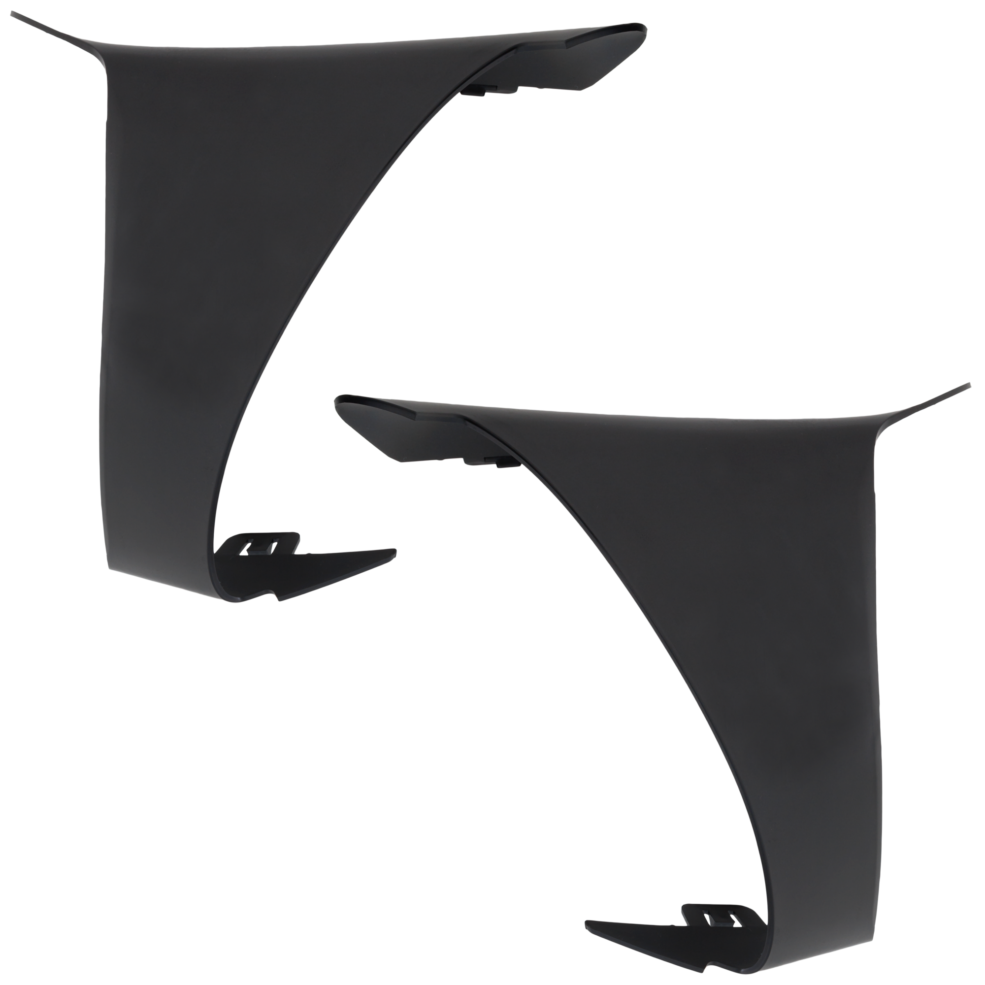 AM C300-19-23 C43 AMG 19-23 FRONT BUMPER MOLDING RH AND LH Outer Textured C300 w AMG Package Convertible 19-22 Coupe 19-21 Sedan SKU SET RM01610053 Partslink MB1005107 MB1004107 OEM 2058856802-2058856702