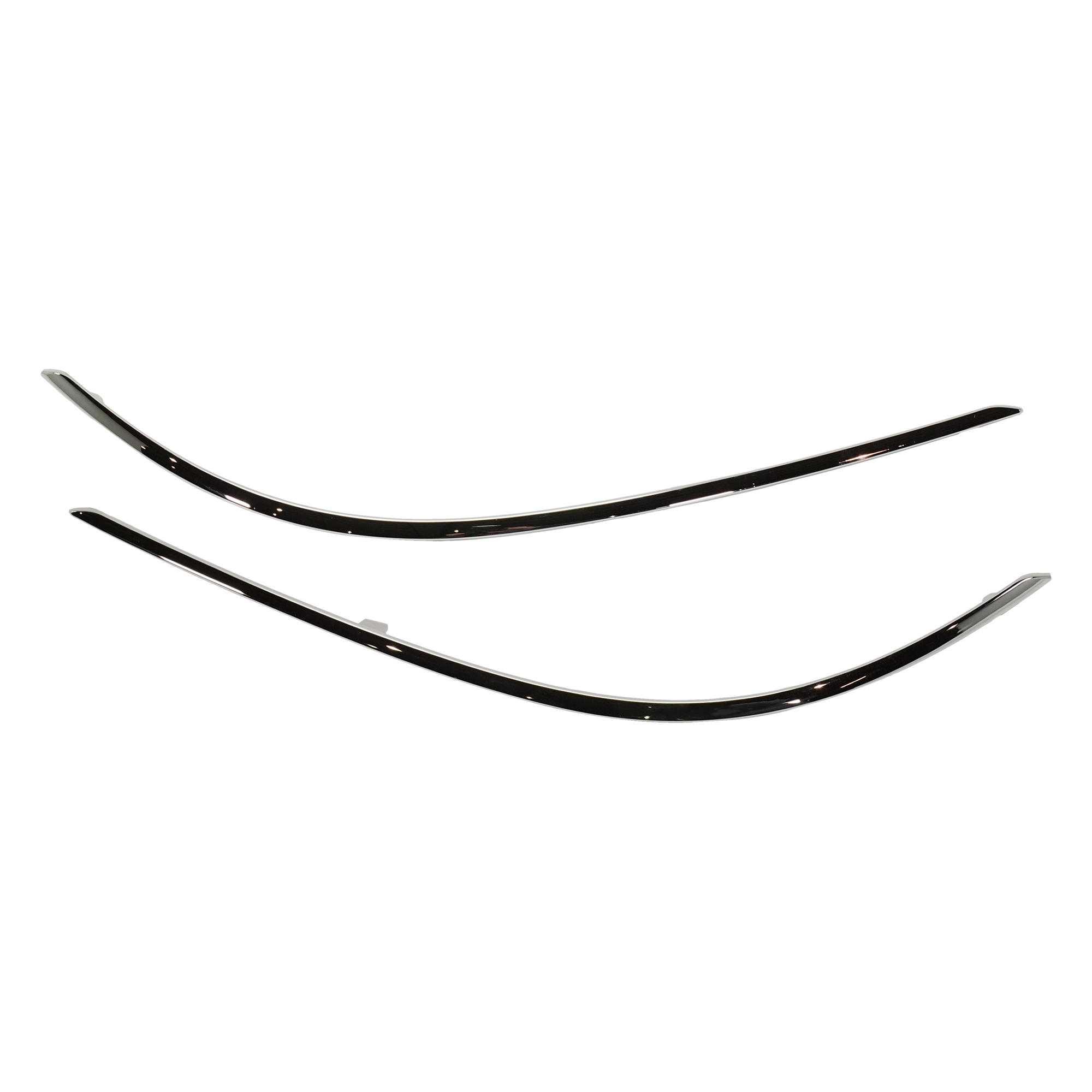 AM C CLASS 12-15 FRONT BUMPER MOLDING RH AND LH C250 C350 Models w o AMG Styling Package SKU SET RM01630001 Partslink MB1047158 MB1046158 OEM 2048853821-2048853721