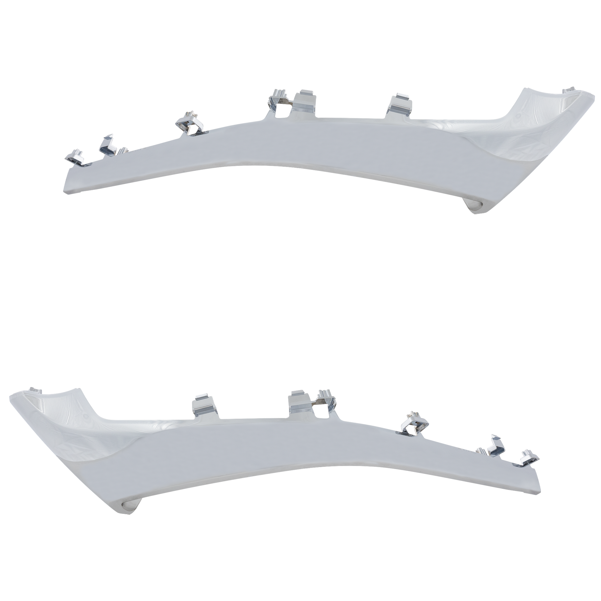 AM CX 9-16-23 GRILLE MOLDING RH AND LH Lower Chrome SKU SET RM07070033 Partslink MA1215108 MA1214108 OEM TK50507J1A TK50507K1A