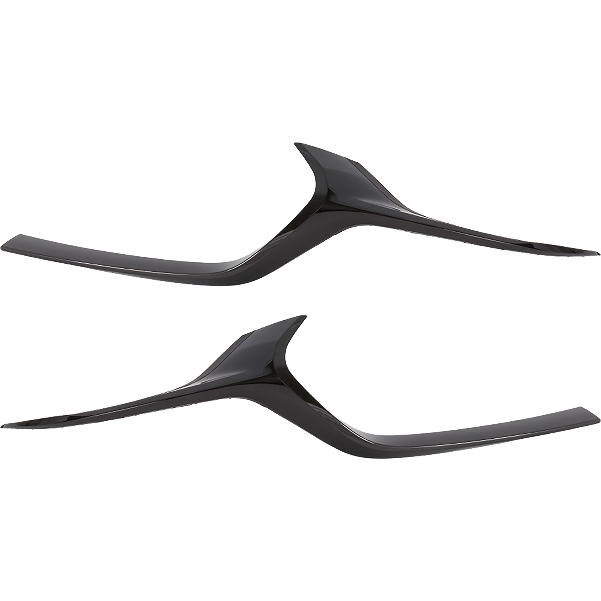 AM MAZDA 3-19-23 GRILLE MOLDING RH AND LH Assembly Painted Black Japan Built Vehicle Hatchback CAPA SKU SET RM07070039Q Partslink MA1212107C MA1213107C OEM BCKN50760C BCKN50770C
