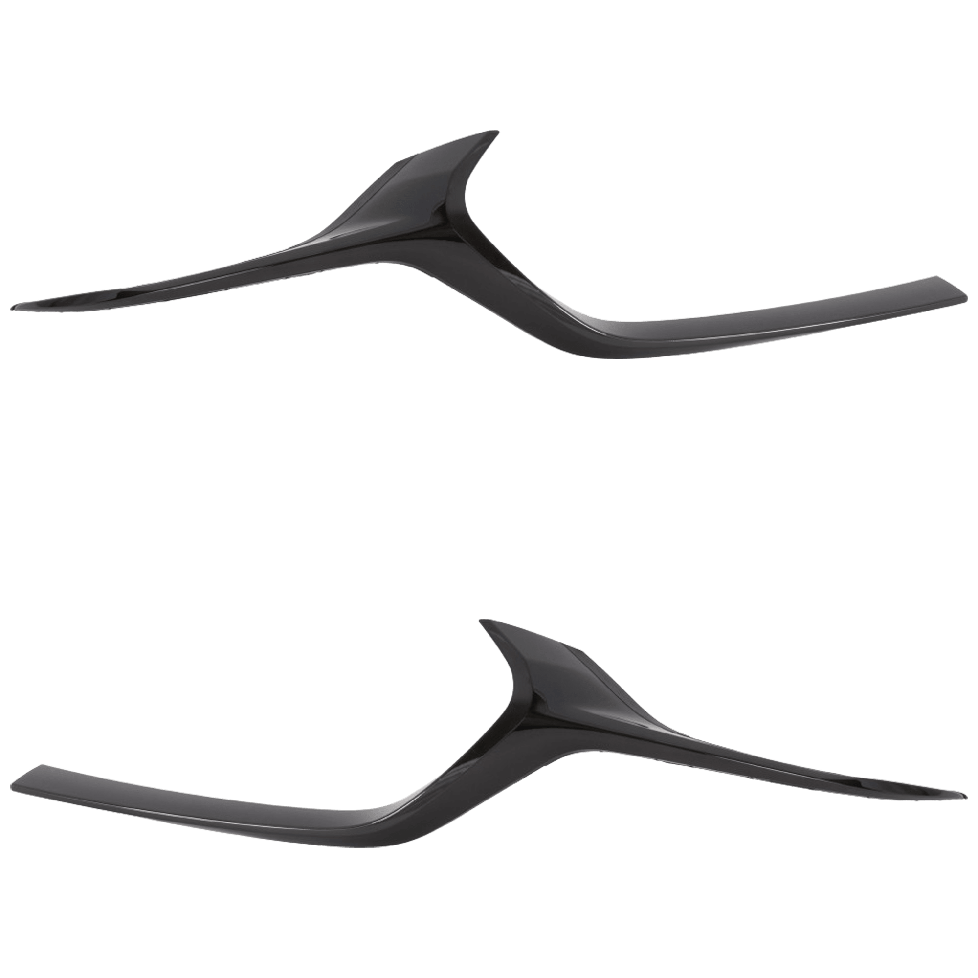AM MAZDA 3-19-23 GRILLE MOLDING RH AND LH Assembly Painted Black Japan Built Vehicle Hatchback SKU SET RM07070039 Partslink MA1212107 MA1213107 OEM BCKN50760C BCKN50770C