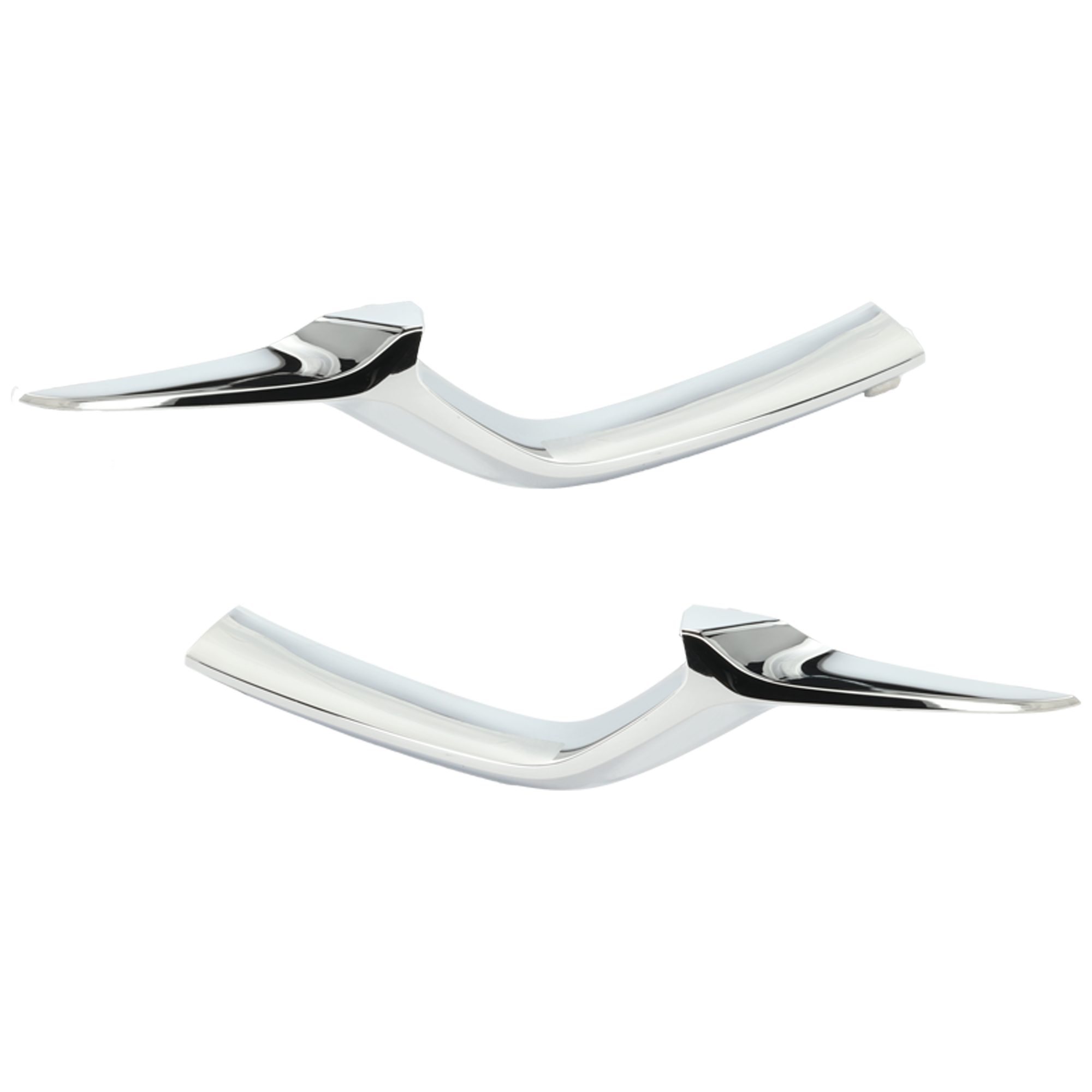 AM CX 5-17-21 GRILLE MOLDING RH AND LH Lower SKU SET RM07070051 Partslink MA1214107 MA1215107 OEM KB8A507J1B KB8A507K1B