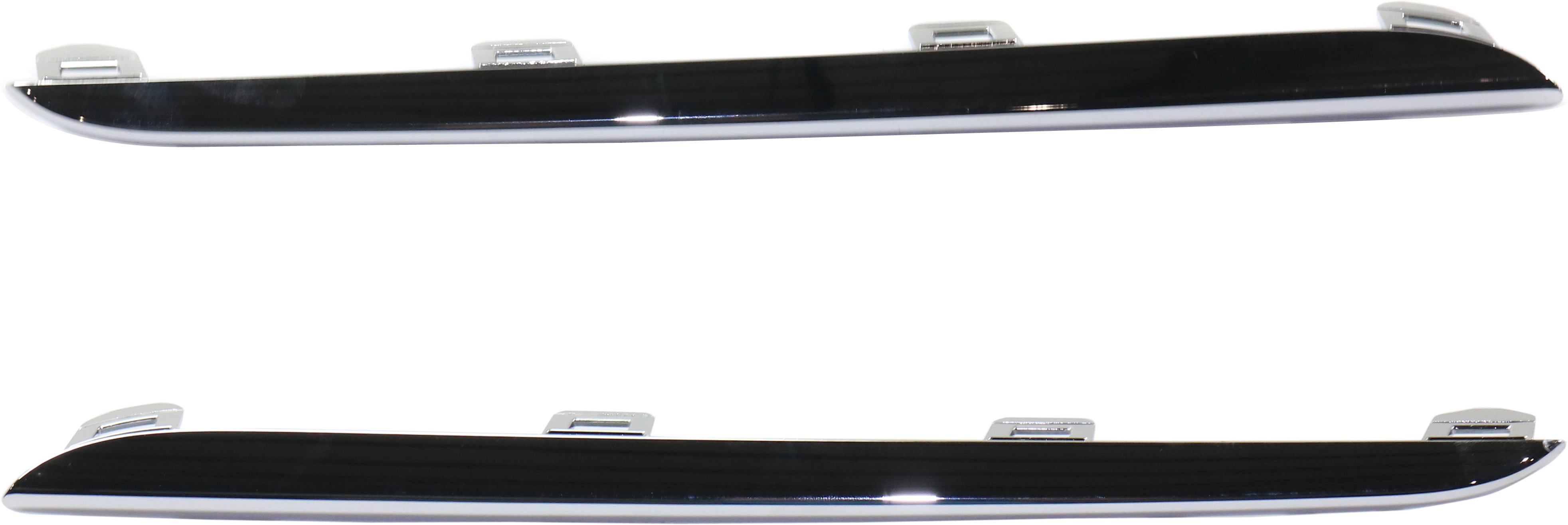 AM E CLASS 17-20 GRILLE MOLDING RH AND LH Chrome SKU SET RM07110003 Partslink MB1212111 MB1213111 OEM 23-888-809-002-388-800-000