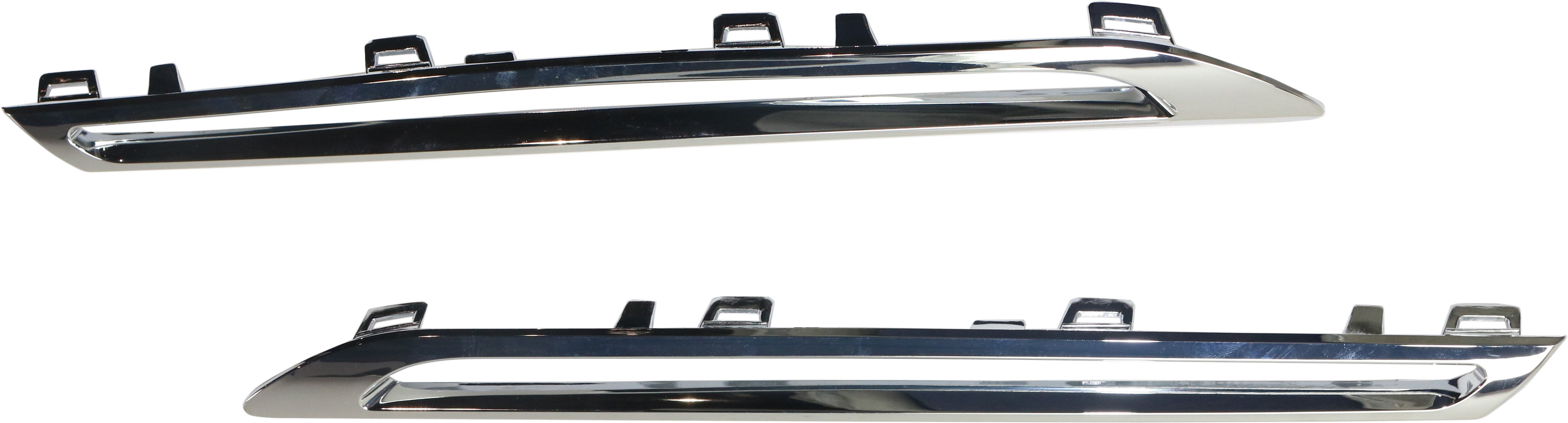 AM GLE CLASS 16-18 GRILLE MOLDING LOWER RH and LH Chrome Exc. GLE63 AMG Model SUV SKU SET RM07150005 Partslink MB1214107 MB1215107 OEM 292888018564-292888028564