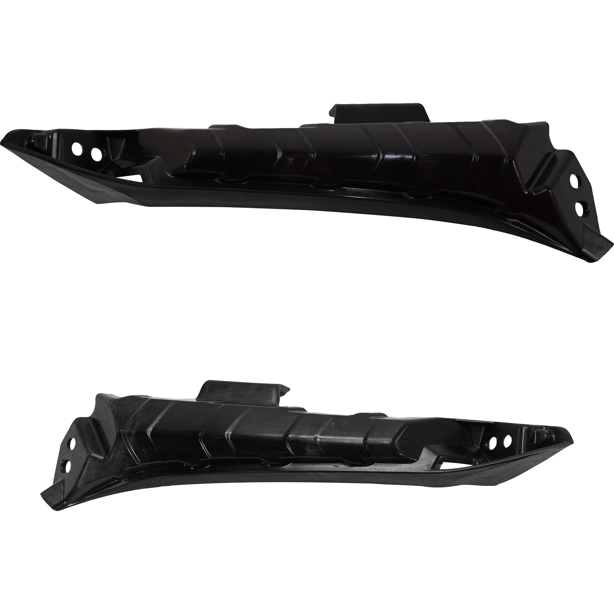 AM MAZDA 6-14-17 GRILLE BRACKET RH AND LH w LED Light Holes SKU SET RM07230003 Partslink MA1207111 MA1207110 OEM G46L50151 G46L50161