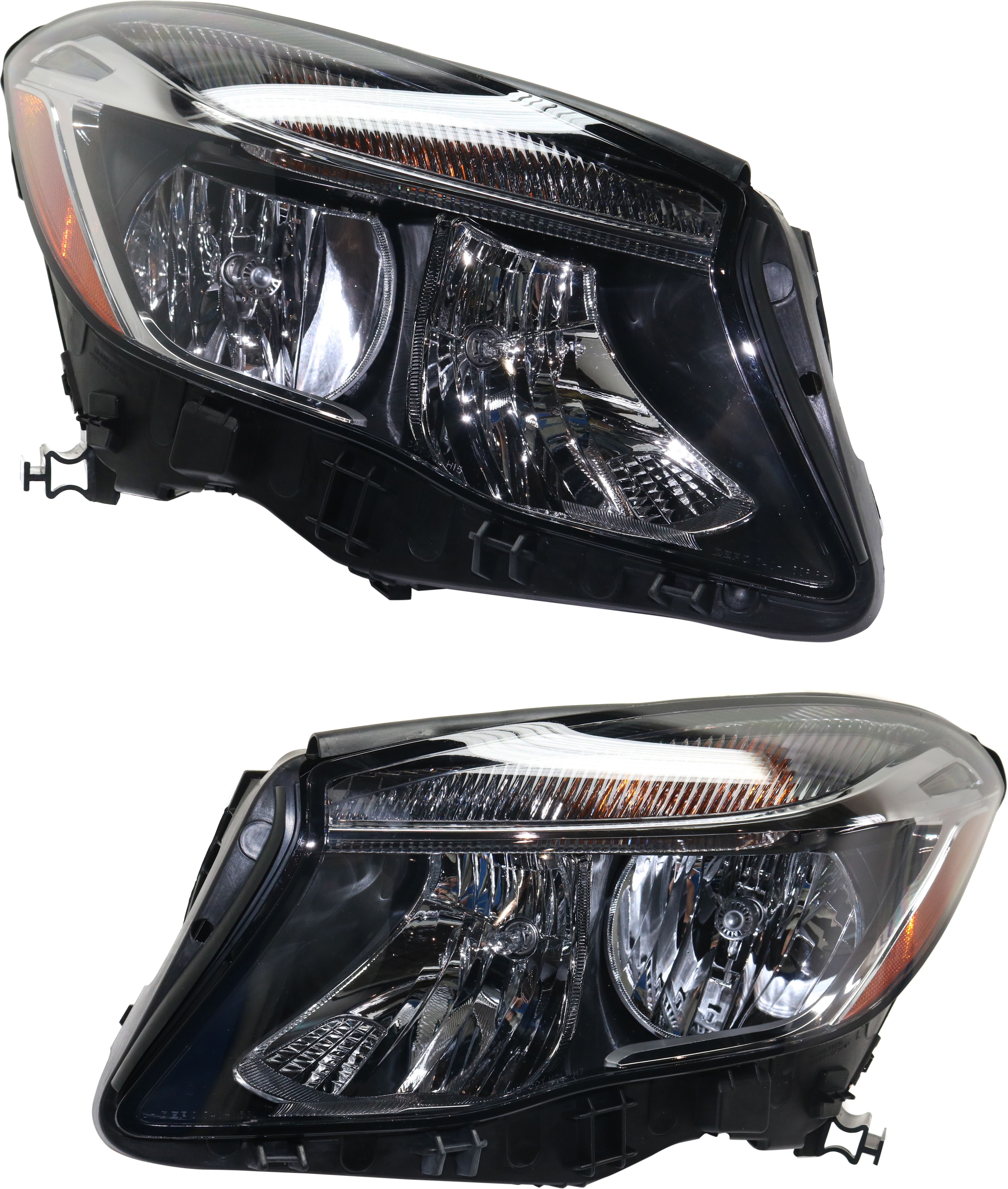 AM GLA250-15-20 HEAD LAMP RH AND LH Assembly Halogen CAPA SKU SET RM10010009Q Partslink MB2502235C MB2503235C OEM 1569062900-1569063000