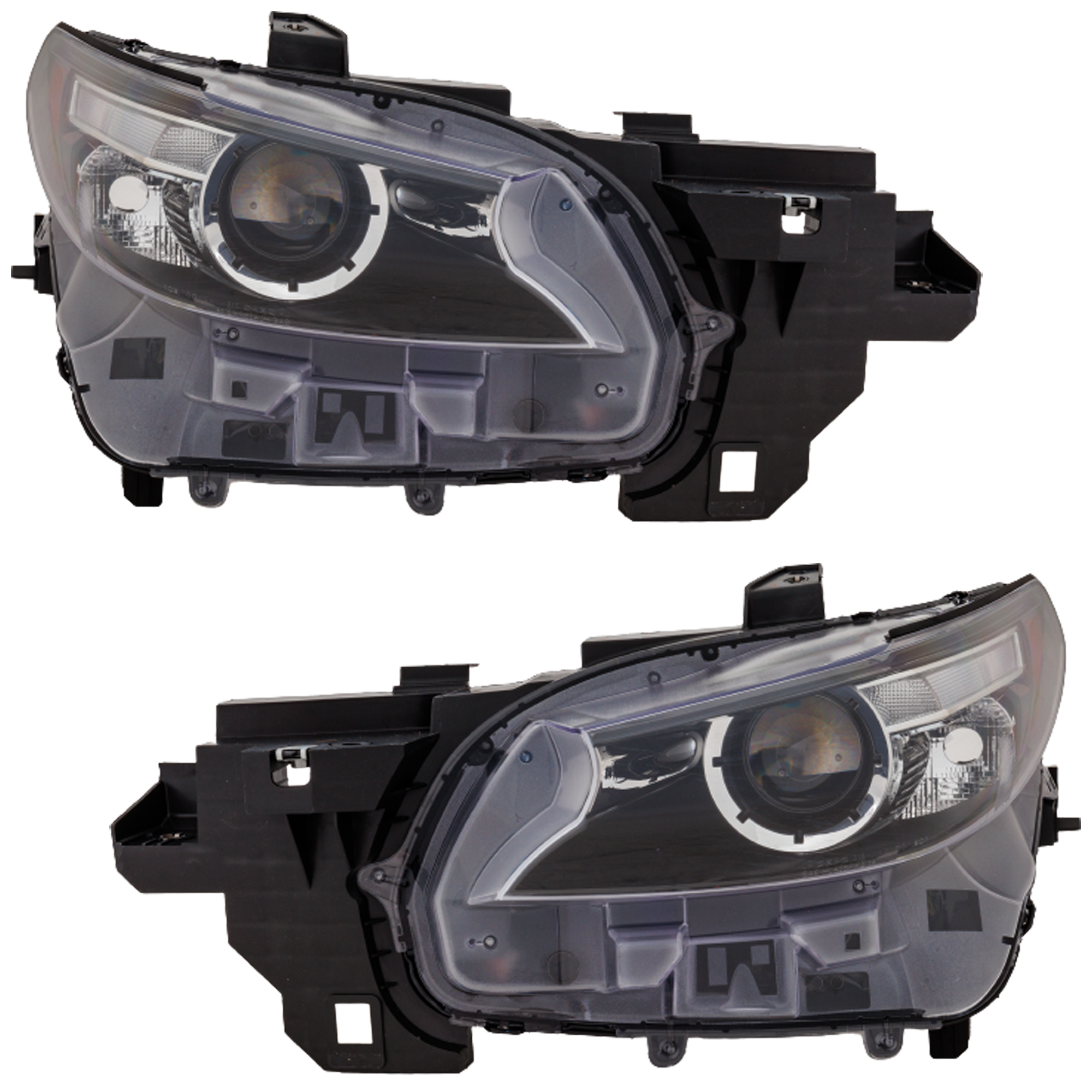 AM CX 9-16-23 HEAD LAMP RH AND LH Assembly LED w o Adaptive Headlights Set of 2 SKU SET RM10010021-2 Partslink MA2502148 MA2503148 OEM TM52510K0C TM52510L0C