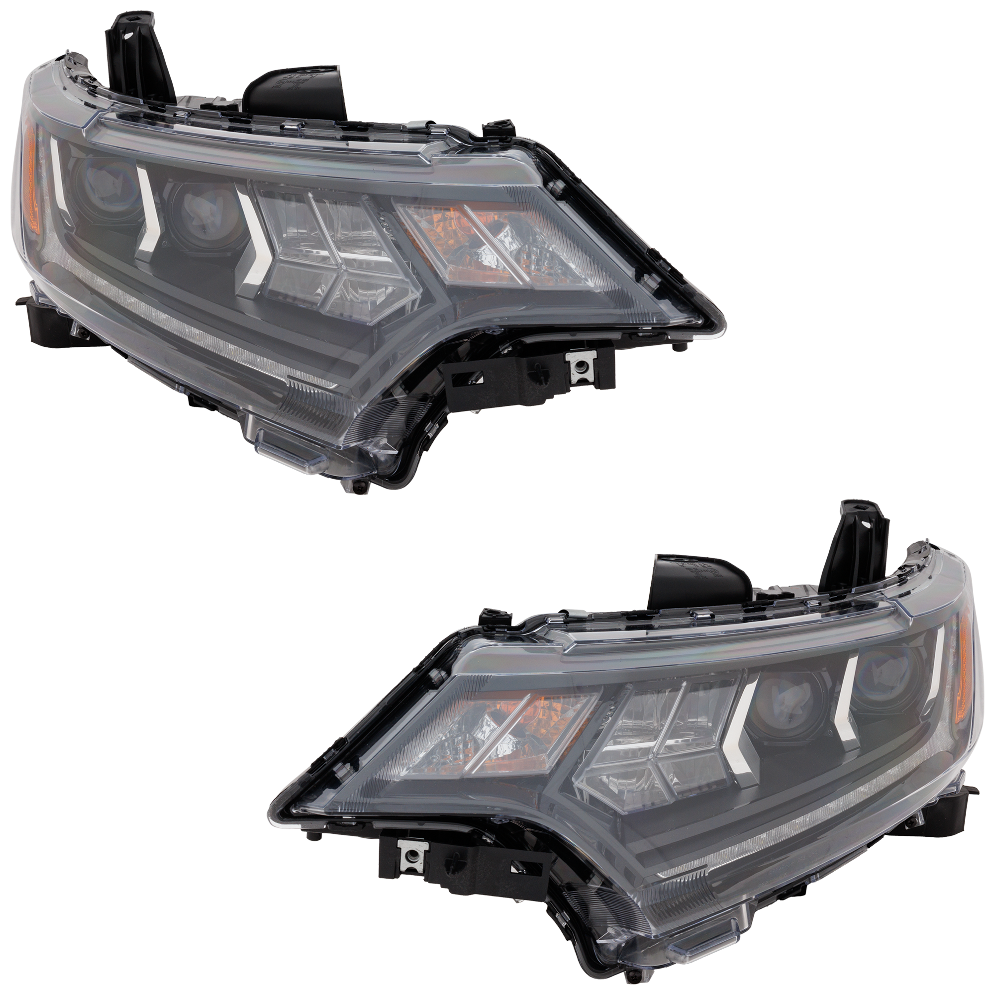 AM OUTLANDER 19-20 OUTLANDER PHEV 19-22 HEAD LAMP RH AND LH Assembly LED CAPA SKU SET RM10010043AQ Partslink MI2503173C MI2502173C OEM 8301D344-8301D343