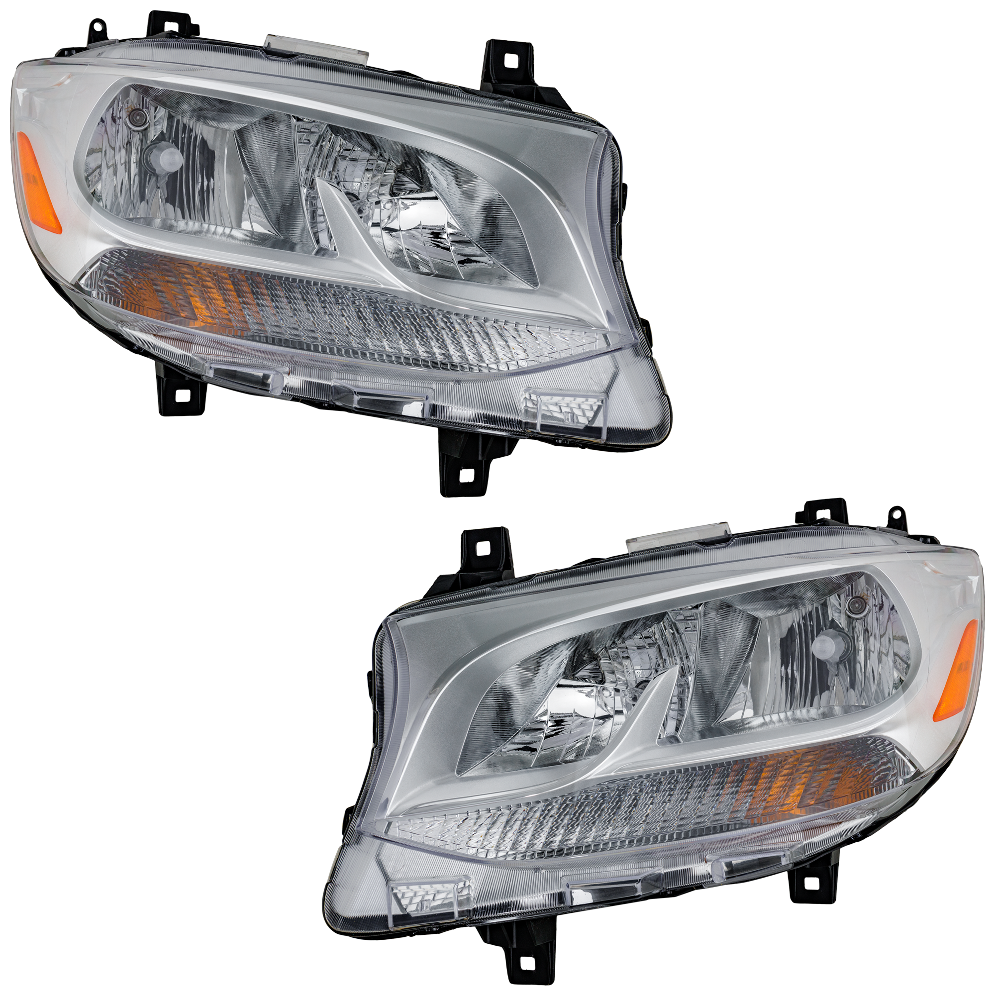 AM SPRINTER VAN 19-22 HEAD LAMP RH AND LH Assembly Halogen 21-22 Cargo Van SKU SET RM10010049 Partslink MB2503259 MB2502259 OEM 9109060500-9109060400