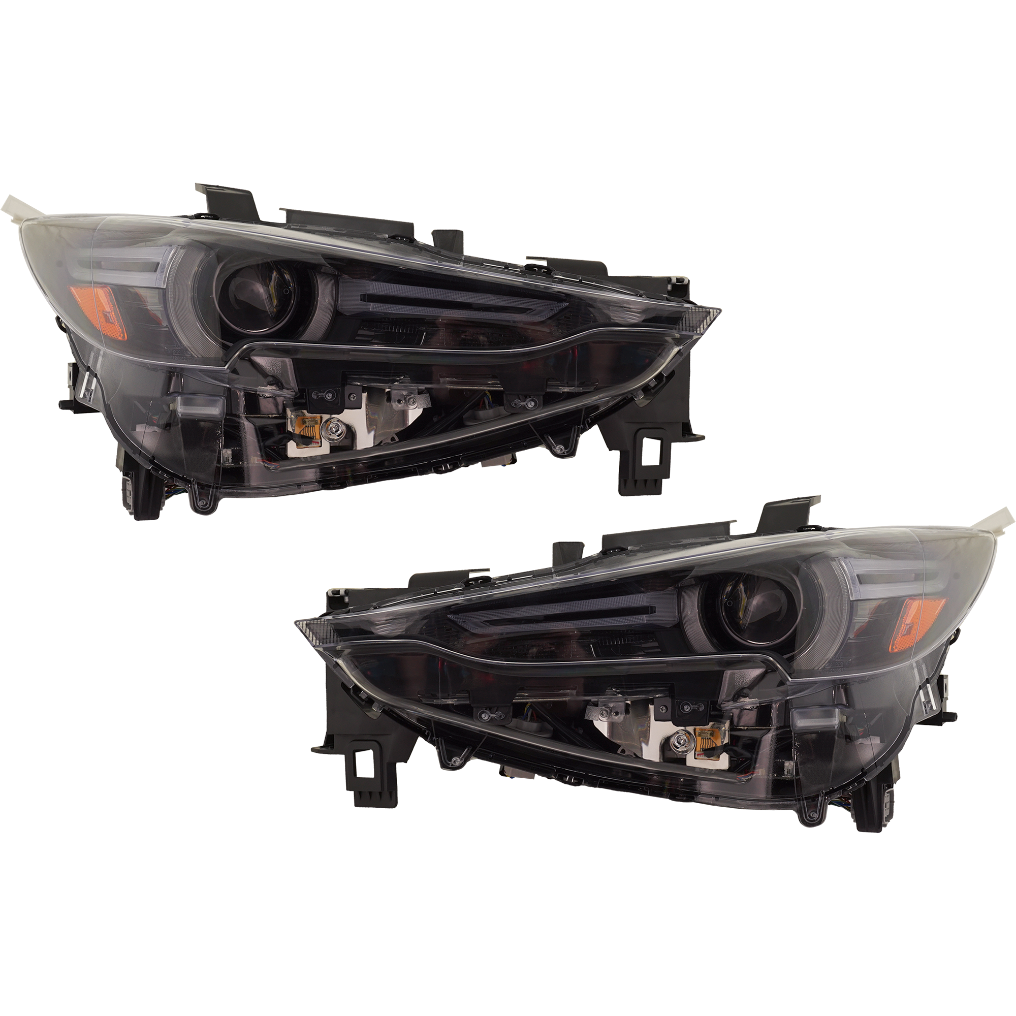 AM CX 5-17-20 HEAD LAMP RH AND LH Assembly LED w Adaptive Headlight To 3-1-20 CAPA SKU SET RM10010055Q Partslink MA2518176C MA2519176C OEM KL2L51031C PFM KL2L51041C PFM