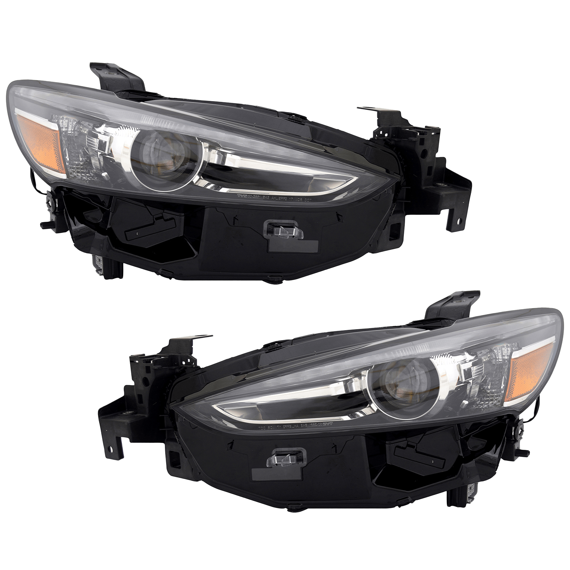 AM MAZDA 6-18-21 HEAD LAMP RH AND LH Assembly LED w o Adaptive Headlight SKU SET RM10010135A Partslink MA2503152 MA2502152 OEM GRF551031A GRF551041A