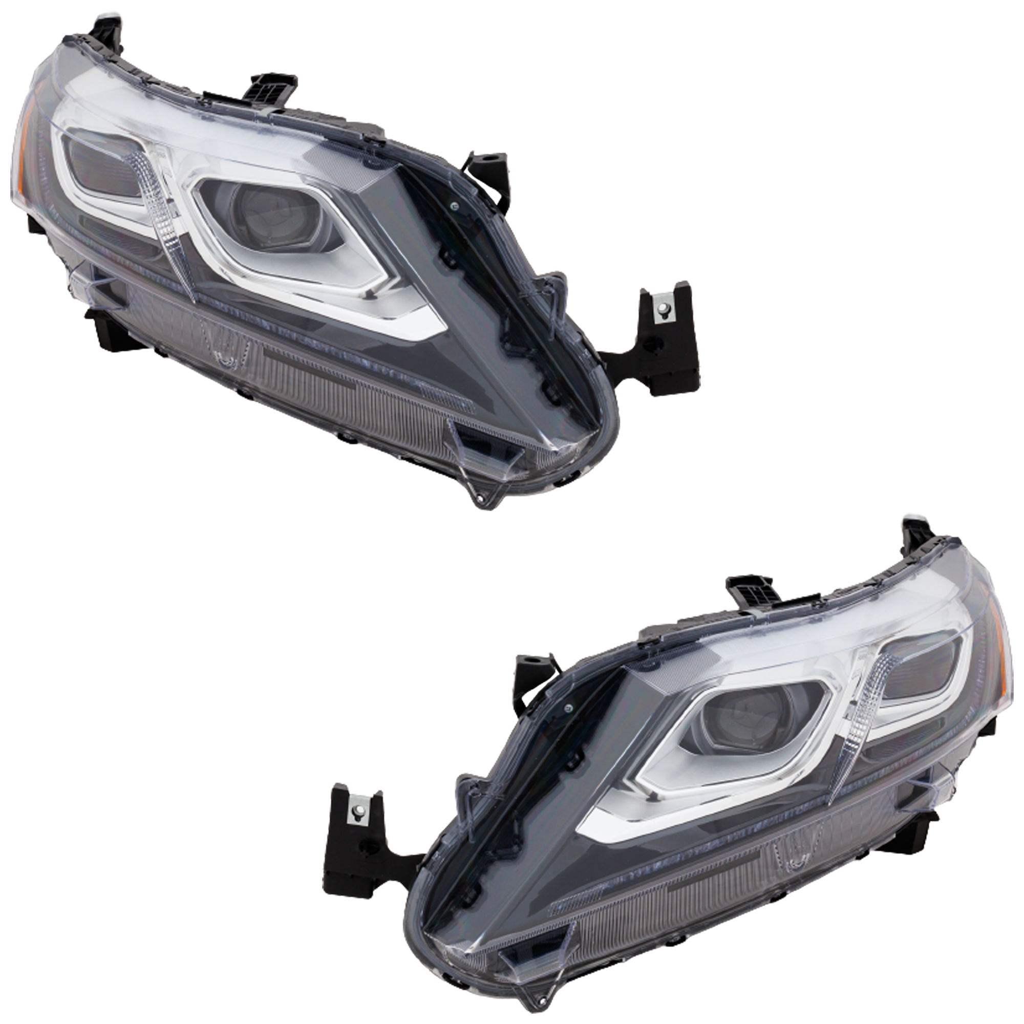 AM ECLIPSE CROSS 18-19 HEAD LAMP RH AND LH Assembly LED CAPA SKU SET RM10010149AQ Partslink MI2503175C MI2502175C OEM 8301D172-8301D171