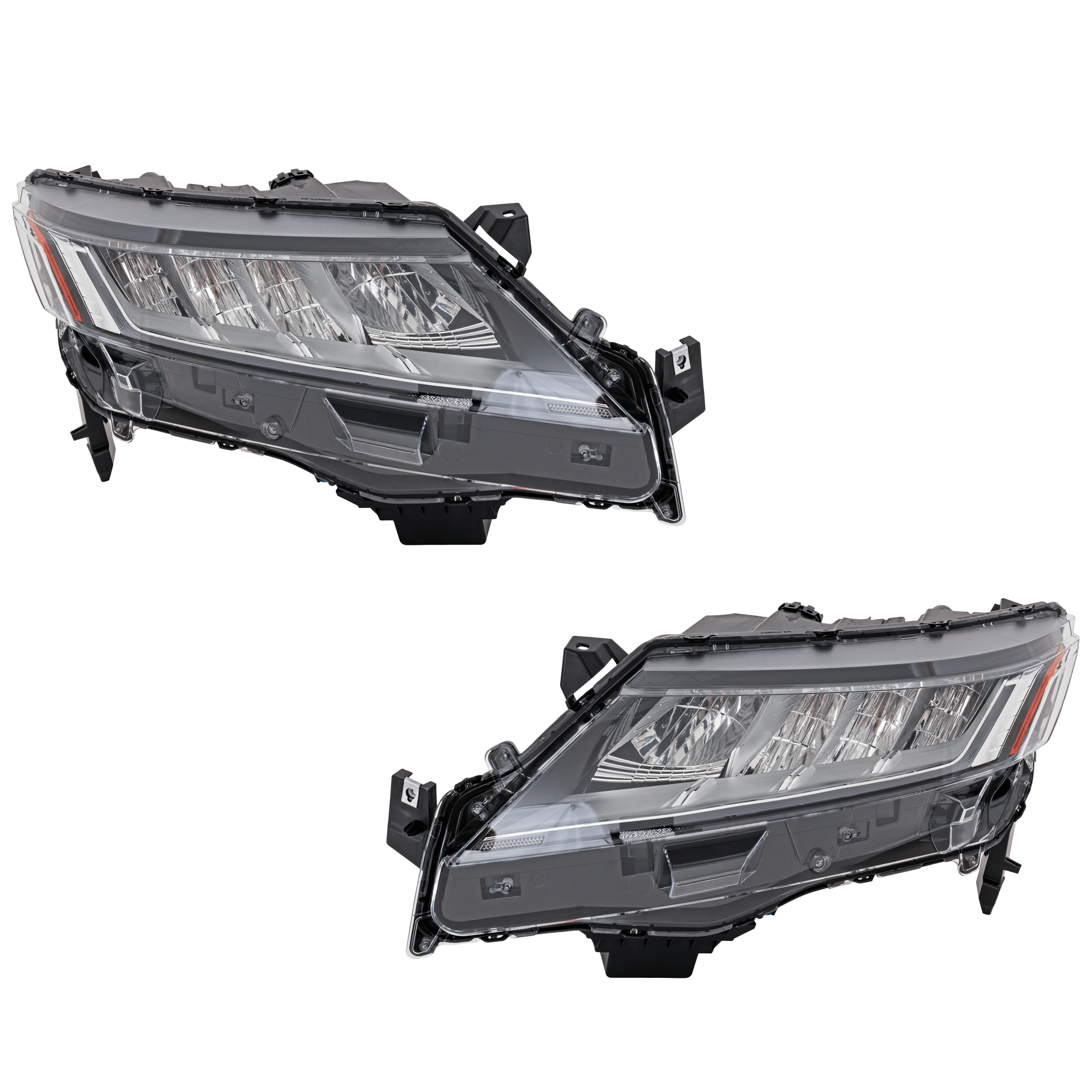 AM OUTLANDER SPORT RVR 20-24 HEAD LAMP RH AND LH Assembly LED CAPA SKU SET RM10010165AQ Partslink MI2502176C MI2503176C OEM 8301D571-8301D572