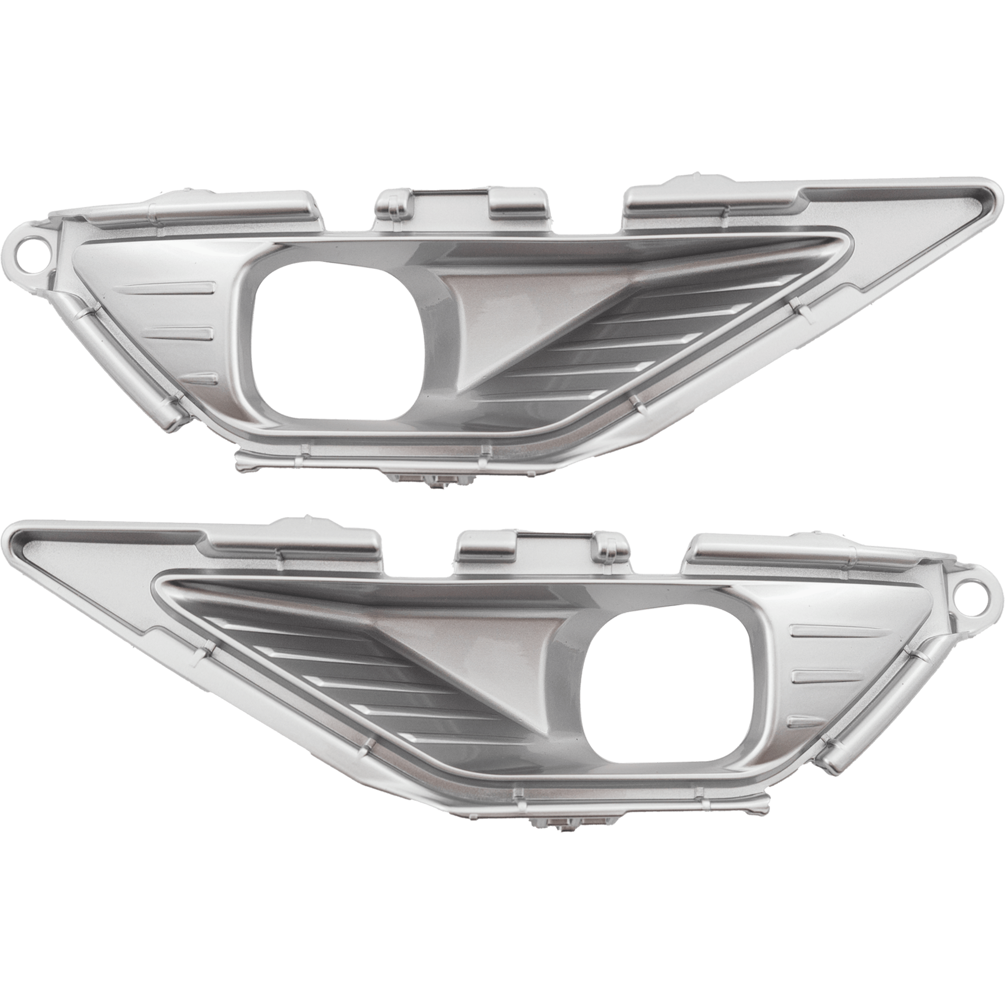 AM OUTLANDER 22-24 FOG LAMP MOLDING RH AND LH Primed Bezel SKU SET RM10810021 Partslink MI1038130 MI1039130 OEM 6400J965HA 6400J966HA