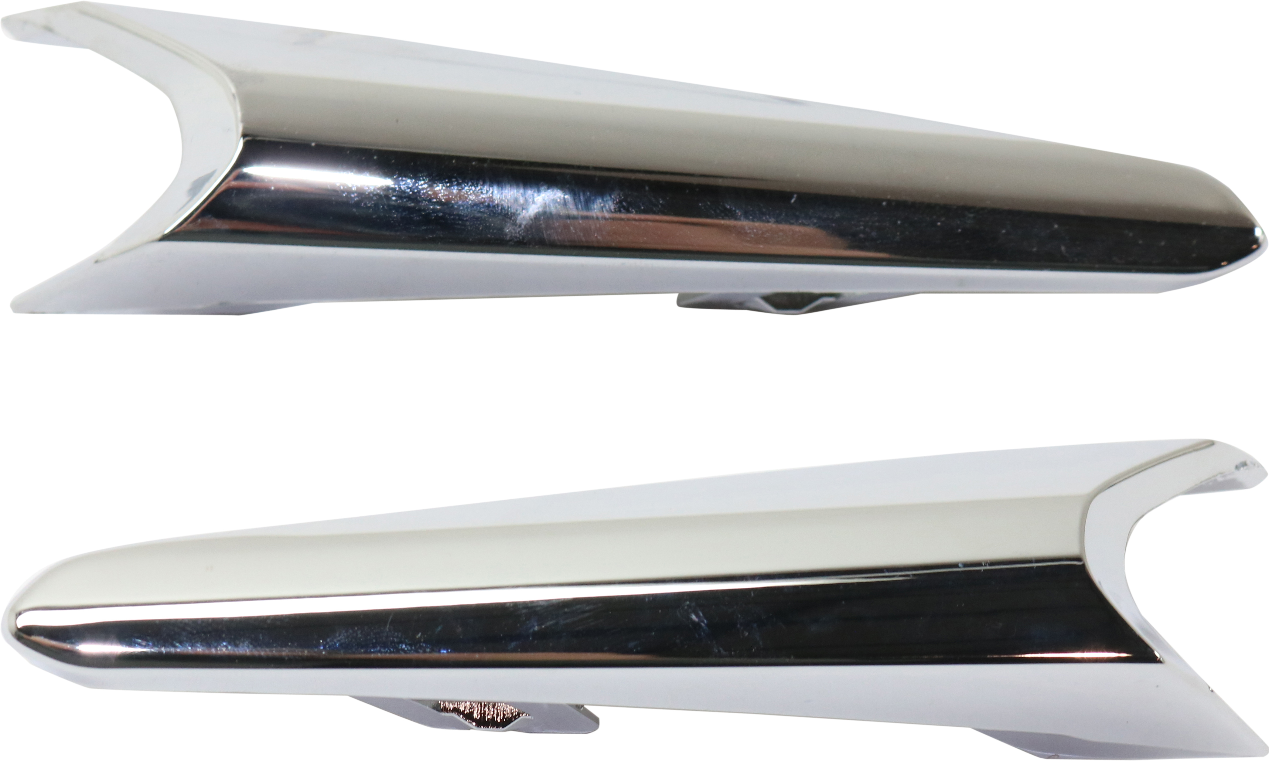 AM MAZDA 3-17-18 FRONT FOG LAMP MOLDING RH AND LH Chrome Japan Built Vehicle SKU SET RM10820007 Partslink MA1039141 MA1038141 OEM B63C50C12 B63C50C22