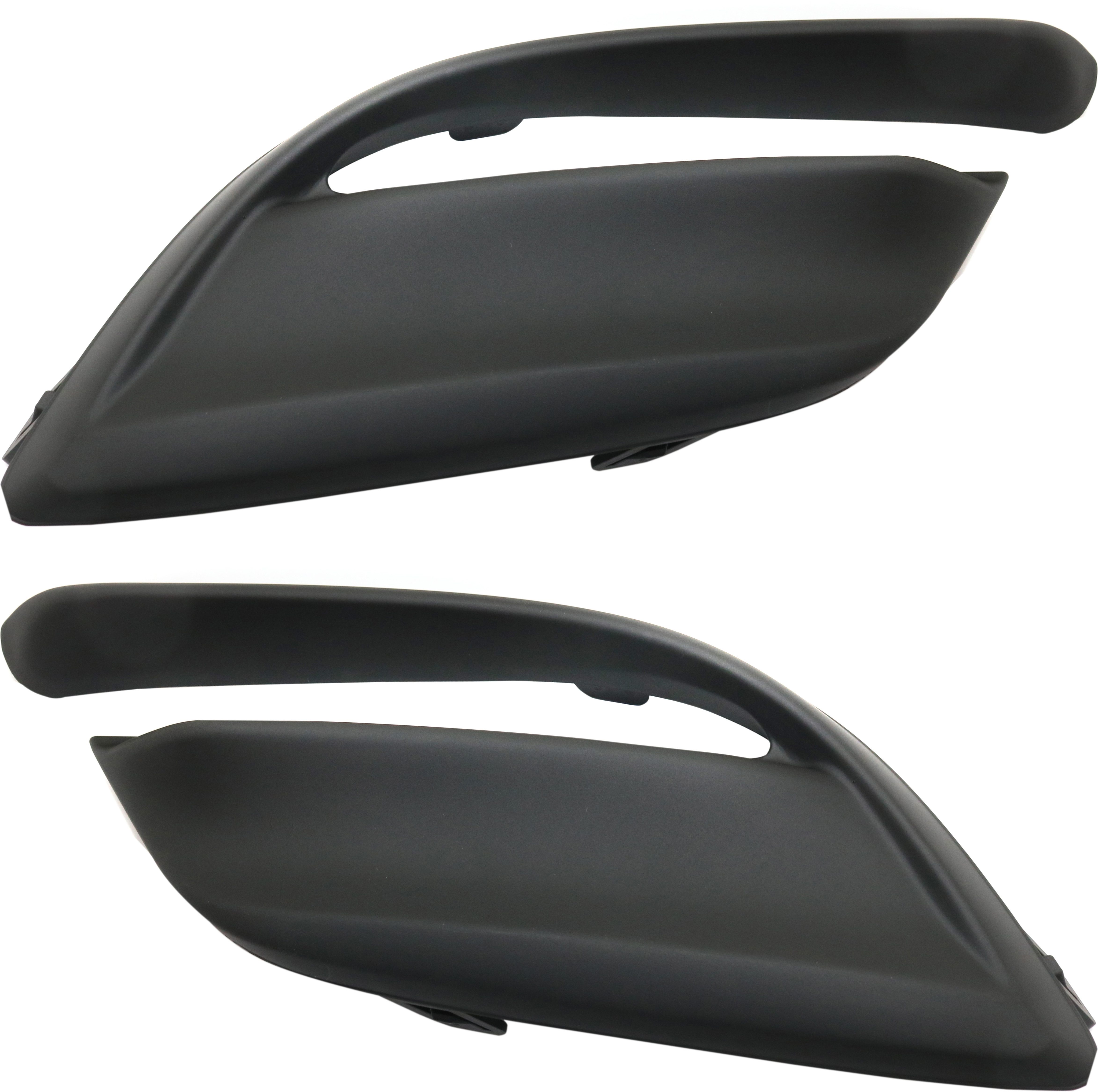 AM 3 SPORT 17-18 MAZDA 3-17-18 FRONT FOG LAMP COVER RH AND LH Textured Black Lamp Hole Cover Mexico Built SKU SET RM10860003 Partslink MA1039134 MA1038134 OEM BANE50C11A BANE50C21A