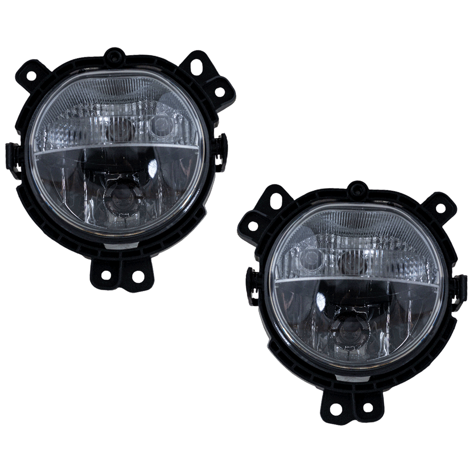 AM COOPER COUNTRYMAN 17-20 DRIVING LAMP RH AND LH Assembly Halogen Headlight w Fog Light CAPA SKU SET RM11150003Q Partslink MC2562104C MC2563104C OEM 6-317-740-911-763-170-000-000