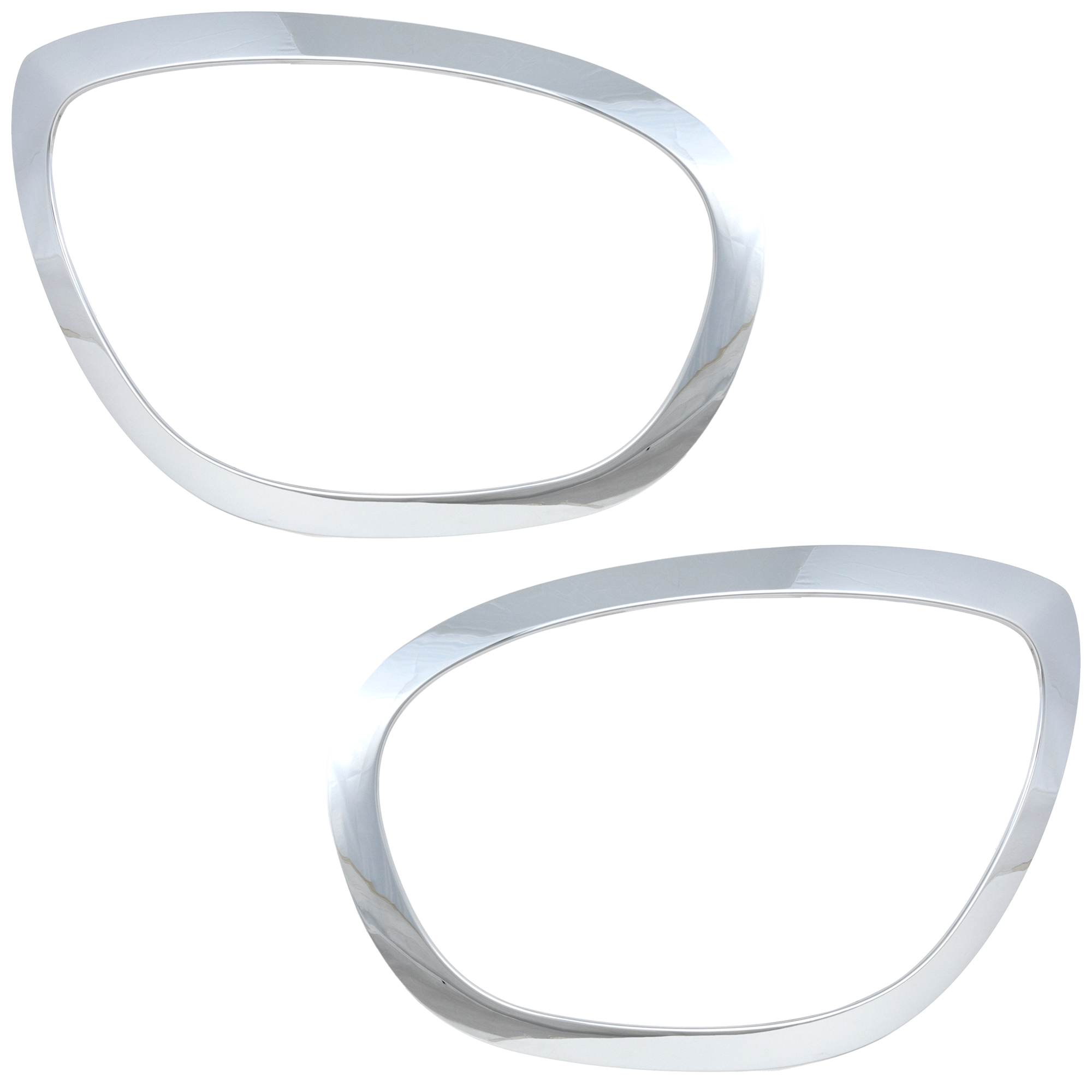 AM COOPER COUNTRYMAN 17-23 HEAD LAMP BEZEL RH AND LH Chrome SE Model 18-20 SKU SET RM11190007 Partslink MC2507106 MC2506106 OEM 51137388118-51137388117