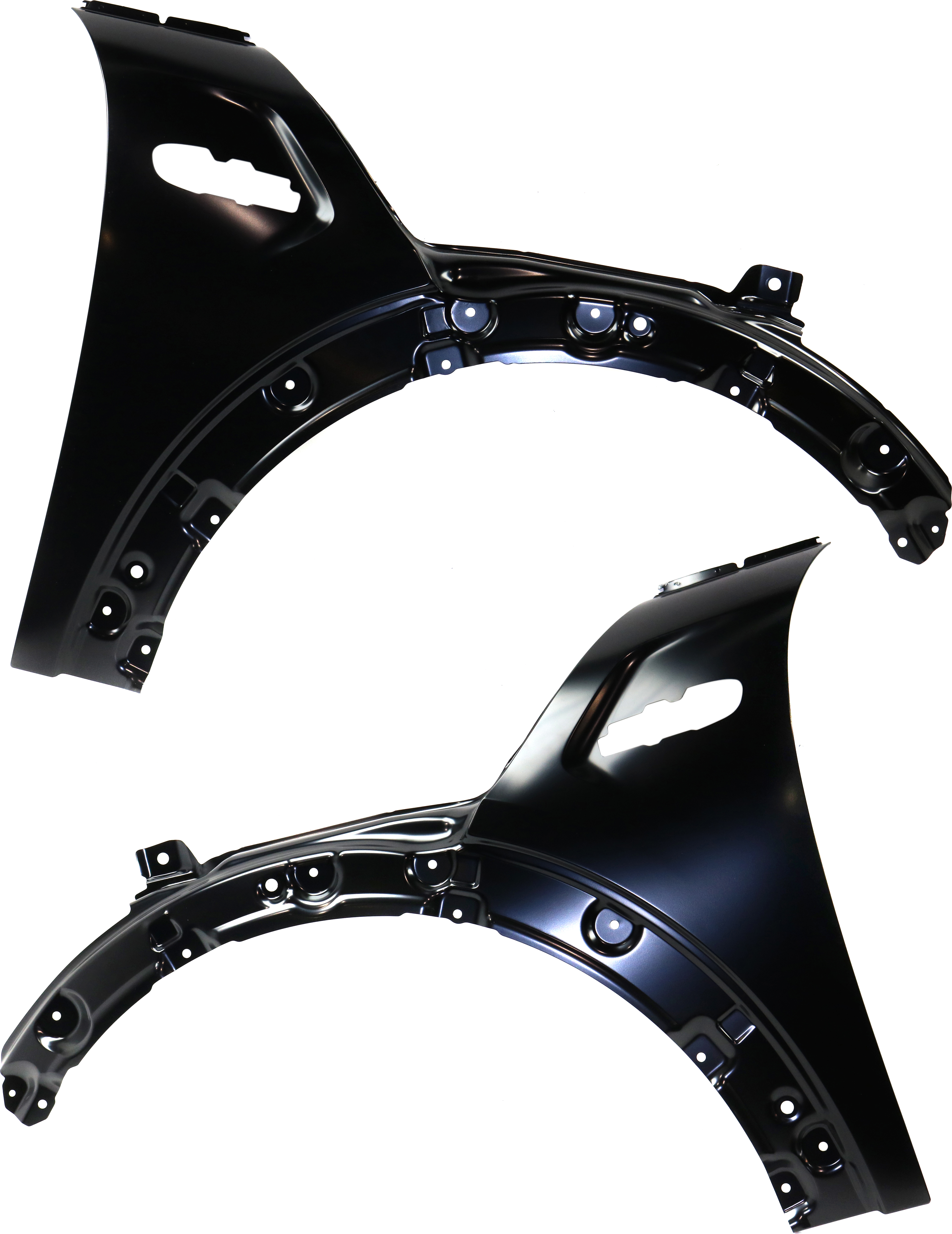 AM COOPER 14-23 FRONT FENDER RH AND LH Primed Convertible 16-23 Hatchback Steel CAPA SKU SET RM22010001Q Partslink MC1240104C MC1241104C OEM 41007374521-41007374522