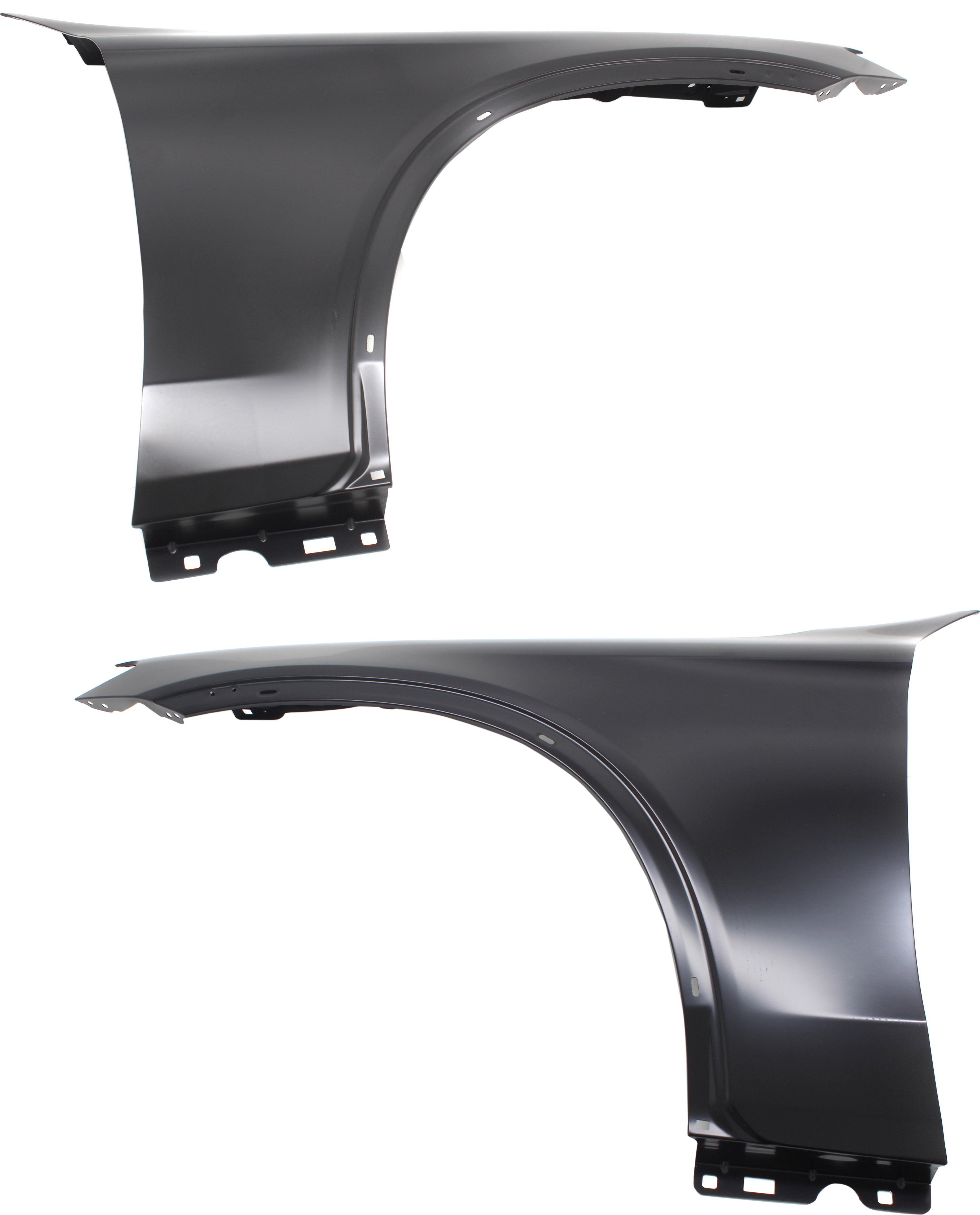 AM GLC CLASS 16-23 FRONT FENDER RH AND LH Primed Aluminum SKU SET RM22010013 Partslink MB1241159 MB1240159 OEM 2538800218-2538800118