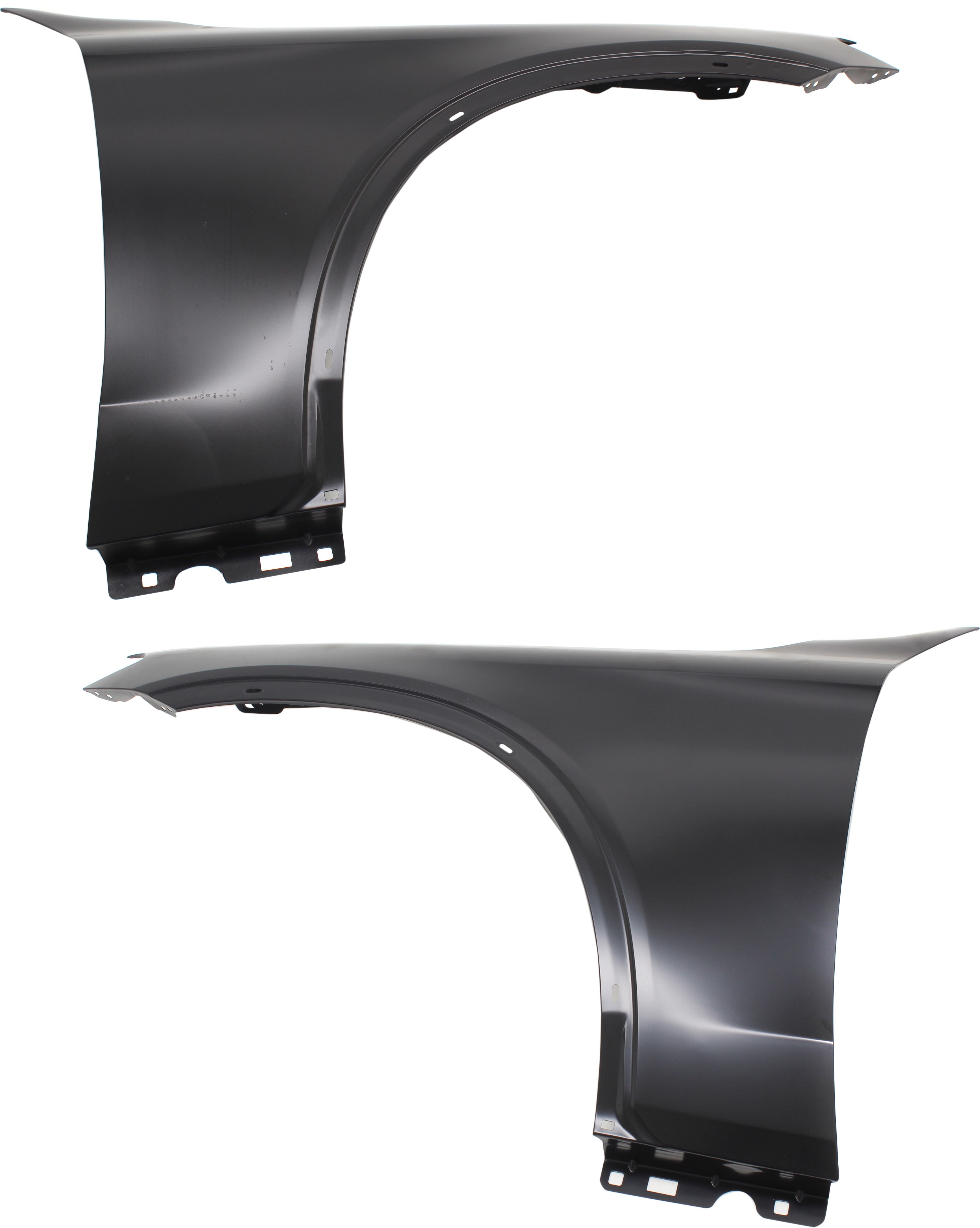 AM GLC CLASS 16-23 FRONT FENDER RH AND LH Primed Steel SKU SET RM22010015 Partslink MB1240184 MB1241184 OEM 2538800218 PFM 2538800118 PFM