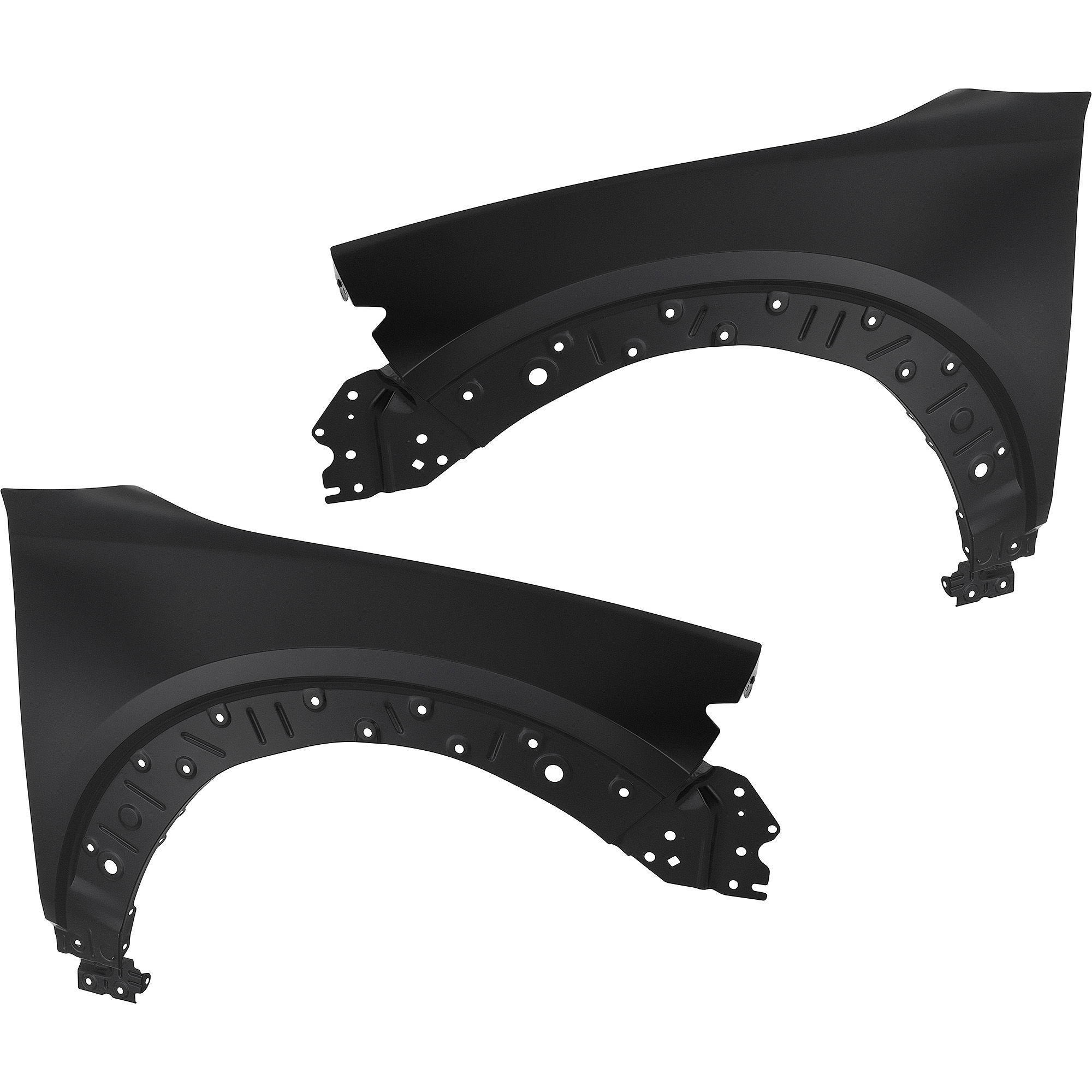 AM CX 30-20-23 FRONT FENDER RH AND LH Black w R DOT label SKU SET RM22010065 Partslink MA1241183 MA1240183 OEM DGY952100 DGY952200