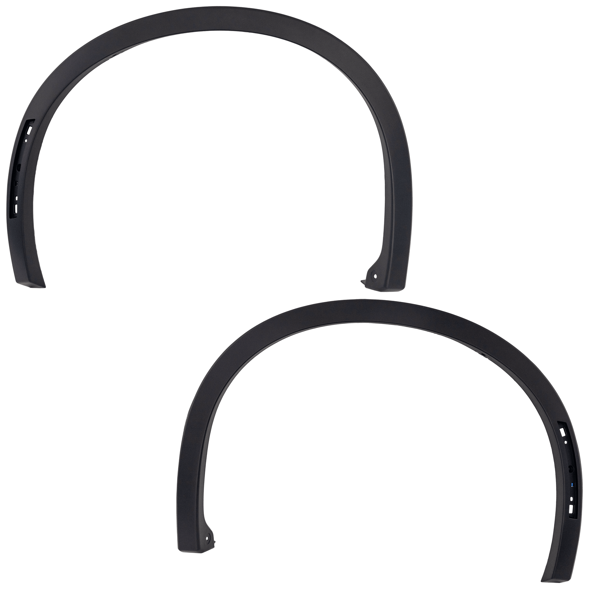 AM OUTLANDER 22-24 FRONT WHEEL OPENING MOLDING RH AND LH Assembly Textured Black CAPA SKU SET RM22130027Q Partslink MI1290105C MI1291105C OEM 7400A595-7400A596