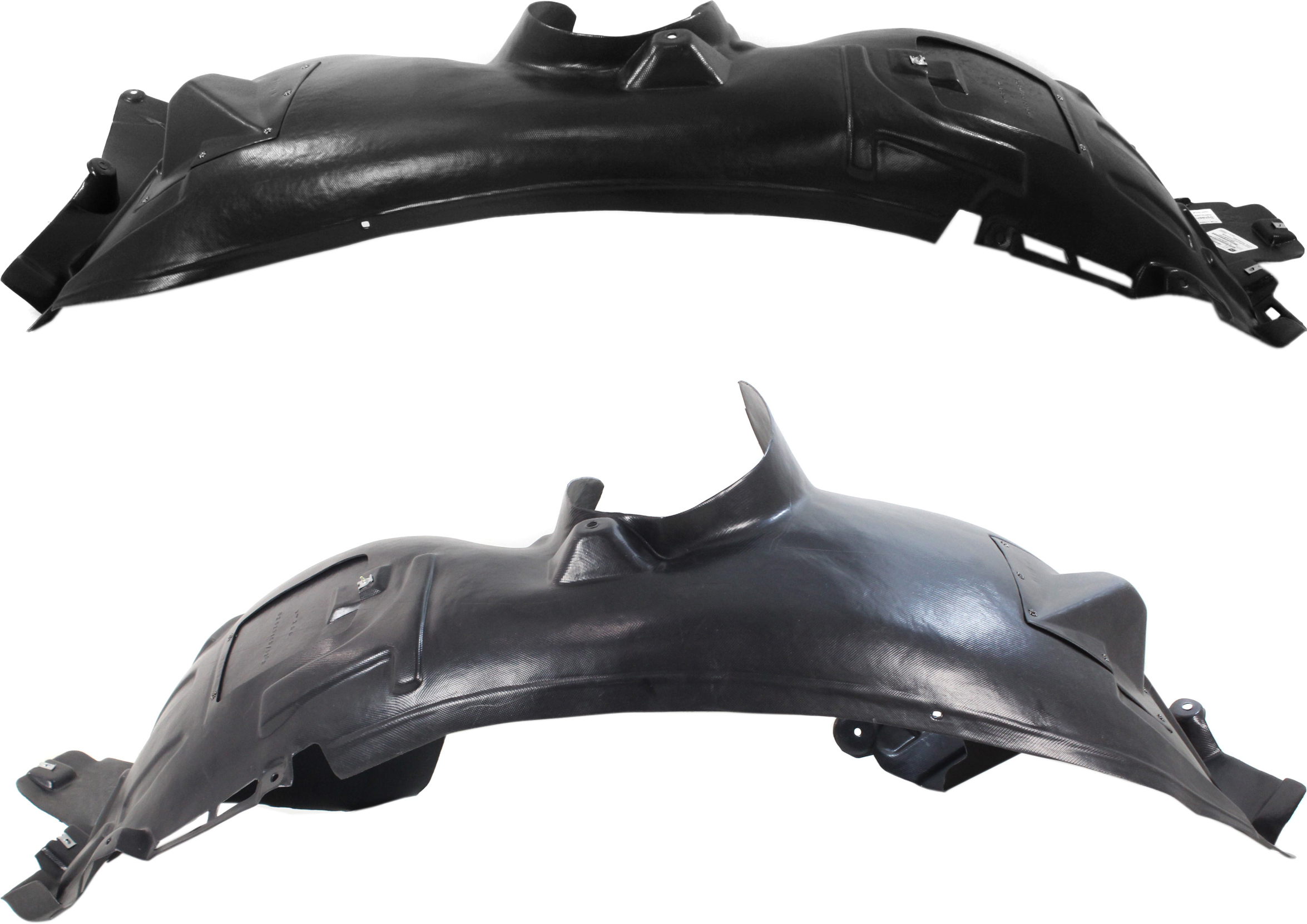 AM CLA45 AMG 14-19 FRONT FENDER LINER RH AND LH Assembly SKU SET RM22210003 Partslink MB1249177 MB1248175 OEM 1766900230-2466900100