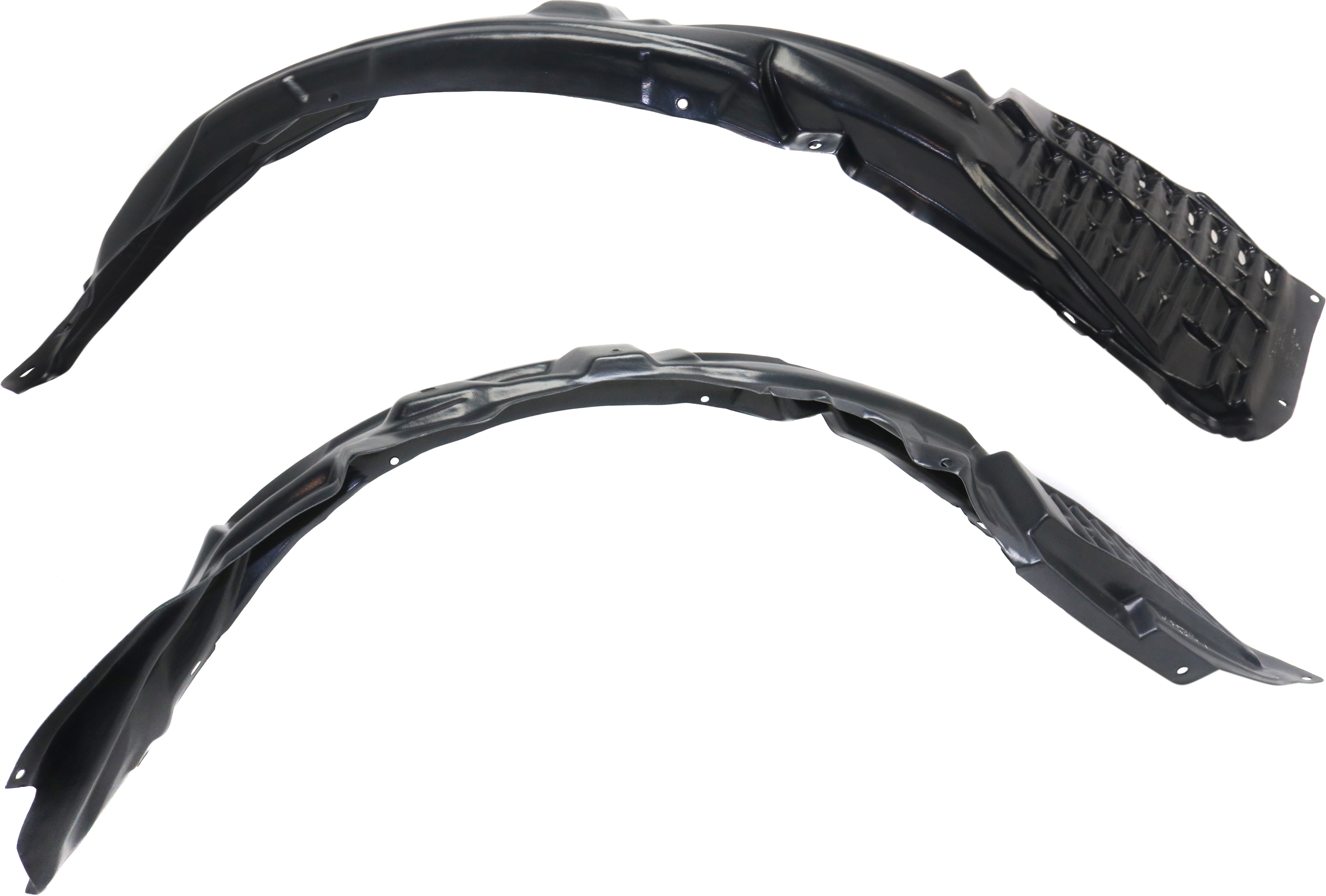 AM LANCER 10-15 FRONT FENDER LINER RH AND LH w o Turbo Exc. Sportback SKU SET RM22210017 Partslink MI1249131 MI1248131 OEM 5370A738 PFM 5370A737 PFM