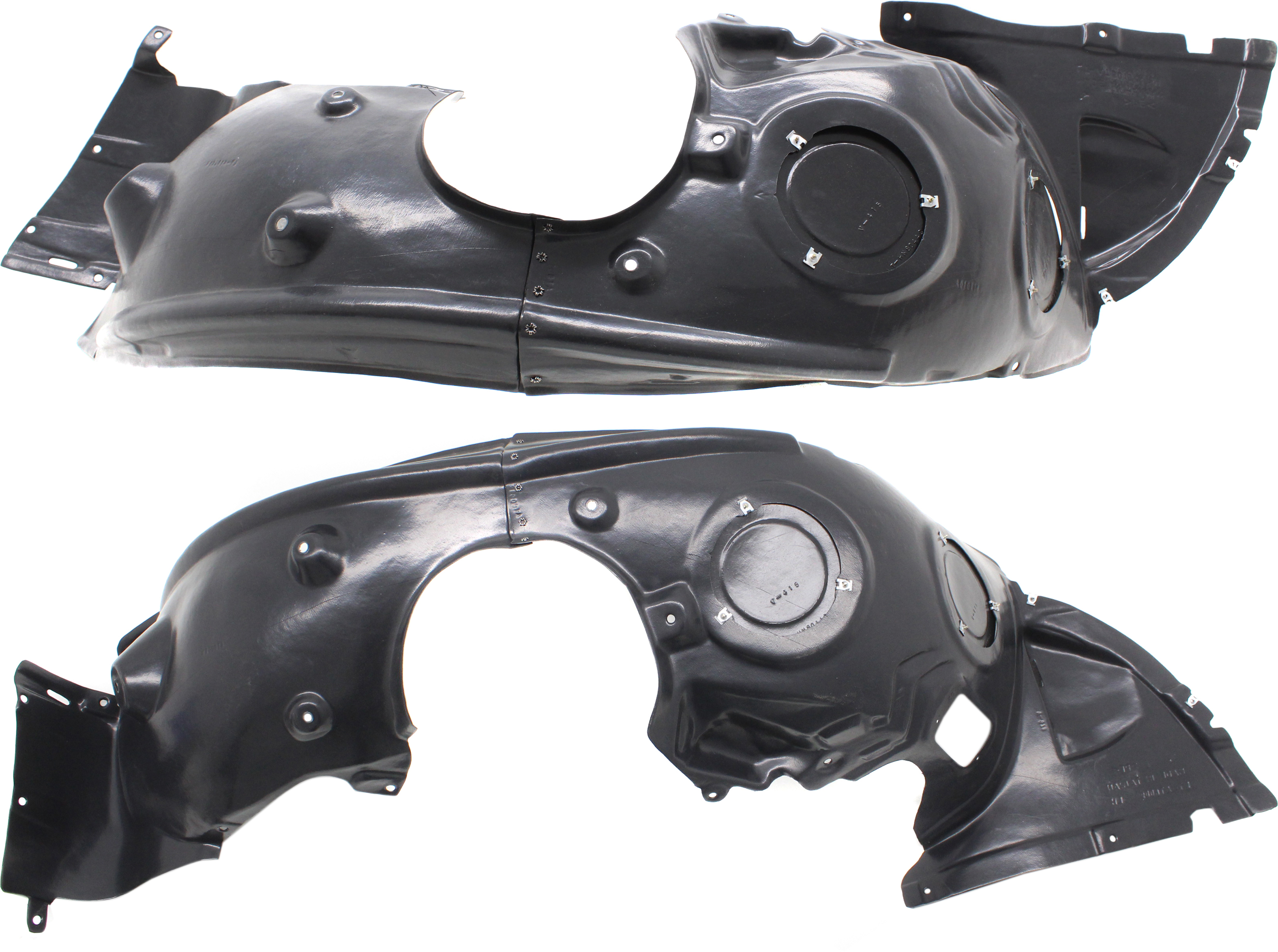 AM COOPER 14-24 FRONT FENDER LINER RH AND LH S Model Hatchback SKU SET RM22210023 Partslink MC1248106 MC1249106 OEM 51717319759 PFM 51717319760 PF